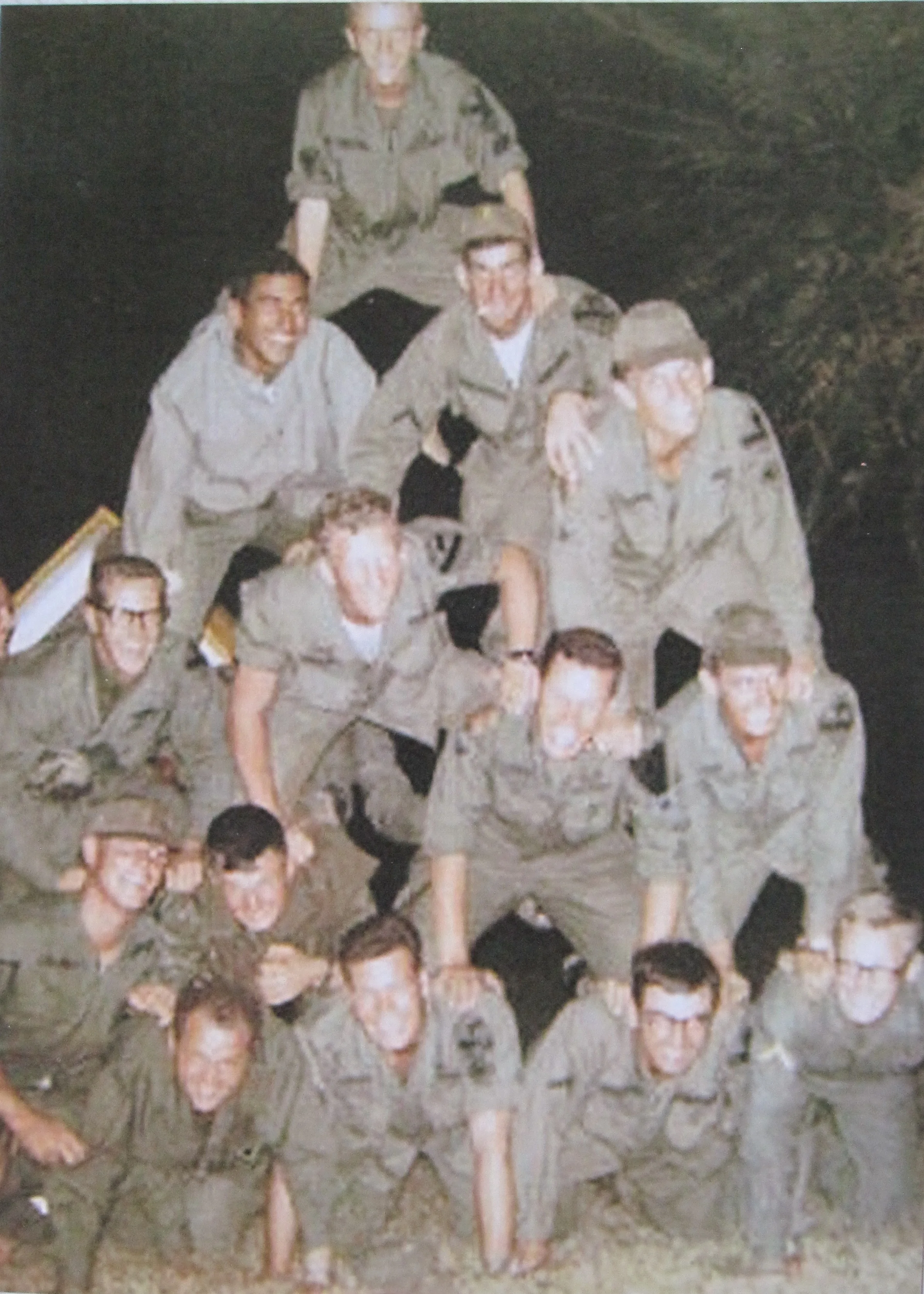 LRRP Graduation, Camp Radcliff. I'm second from top at left