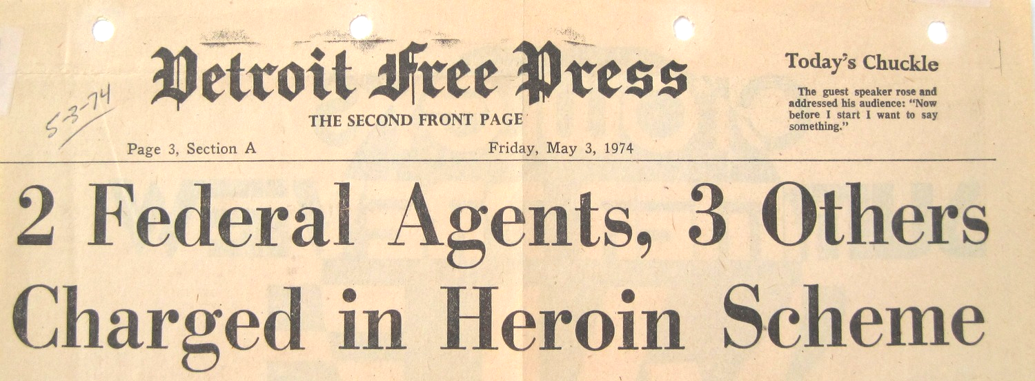 Detroit Free Press , Friday, May 3, 1974, continued below