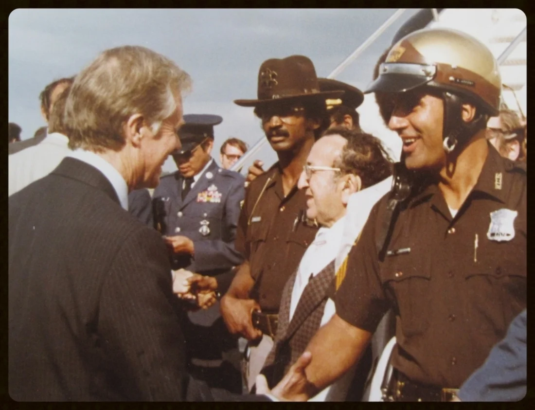 President Jimmy Carter and SGT Ankony, 1979