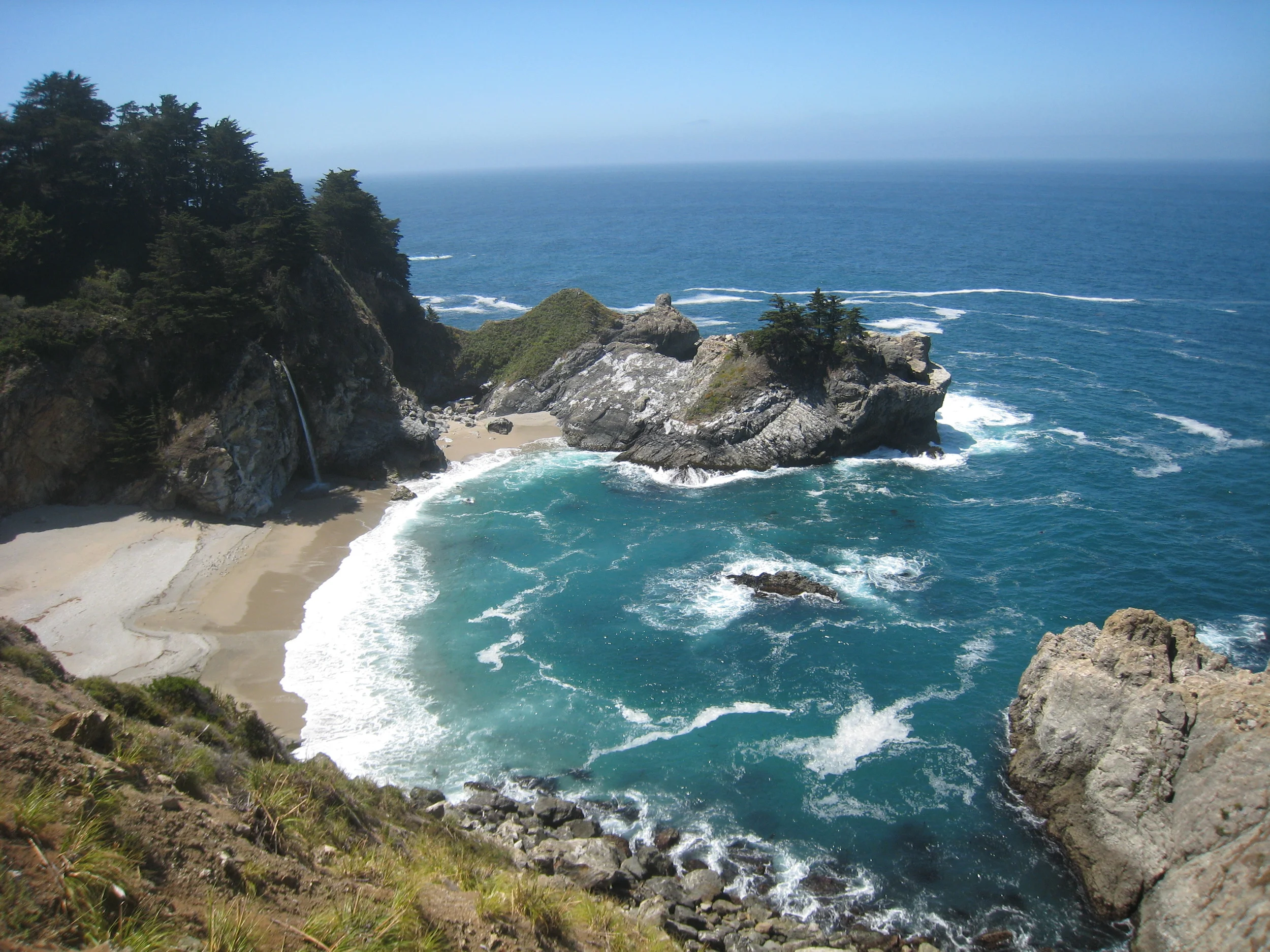 IMG_9550 Burns 4, waterfall and beach.JPG