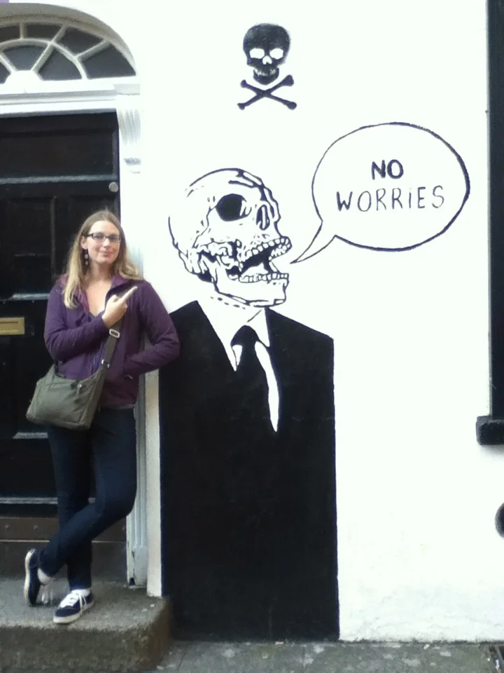 New semester jitters? No worries! The syllabus will guide your way. (Photo with Dublin street art fall 2012) 