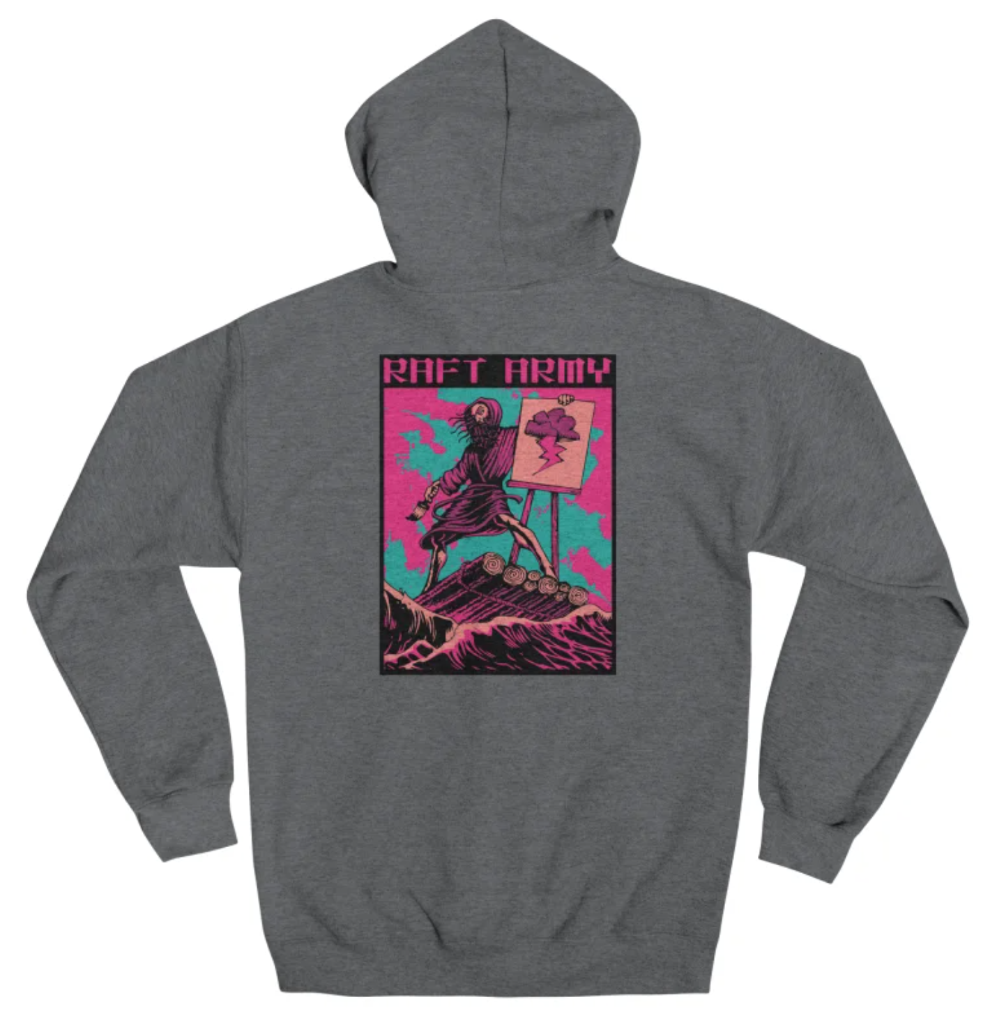 Raft Army Weatherman grey Hoodie.png