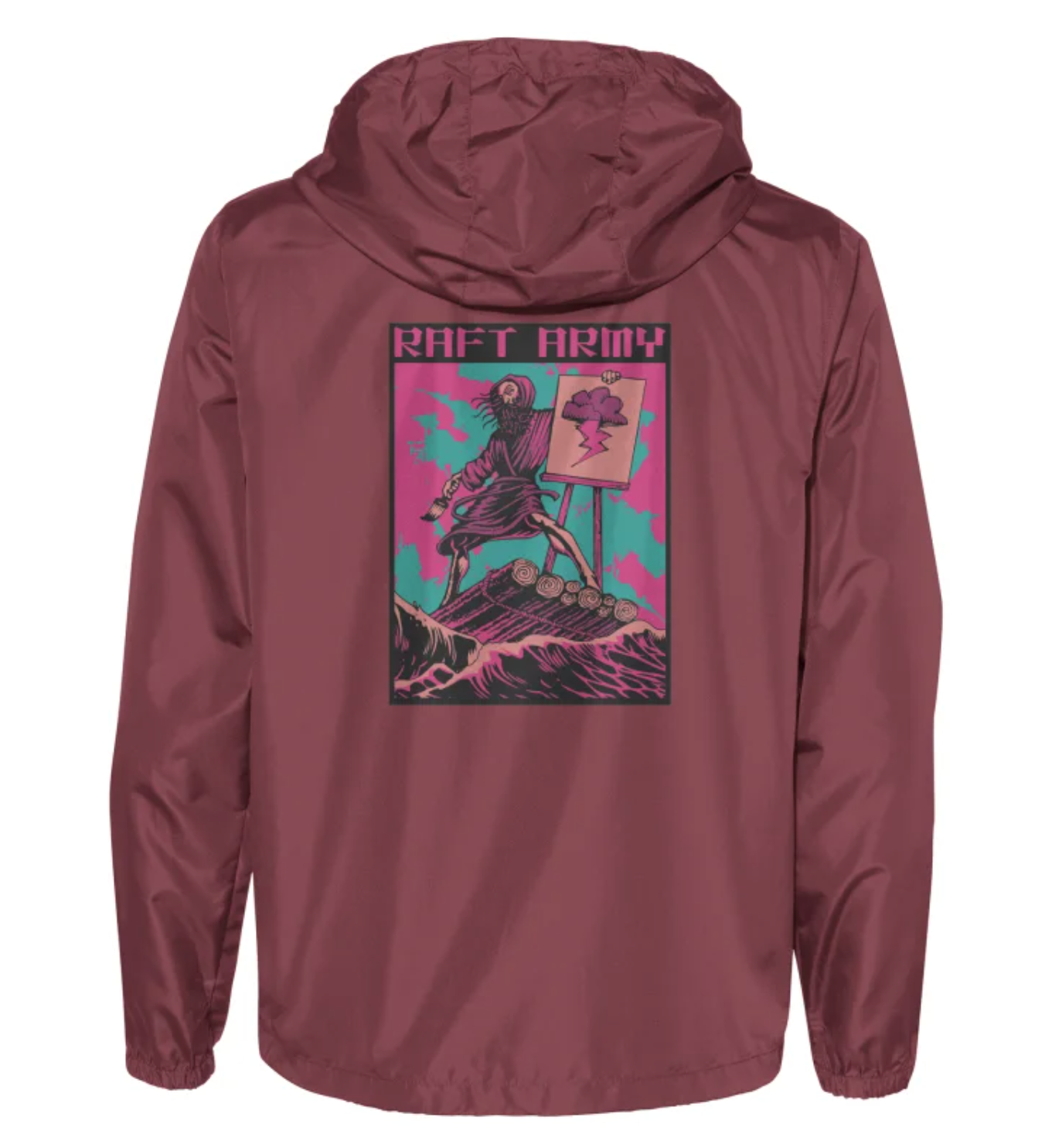 Raft Army Weatherman Maroon.png
