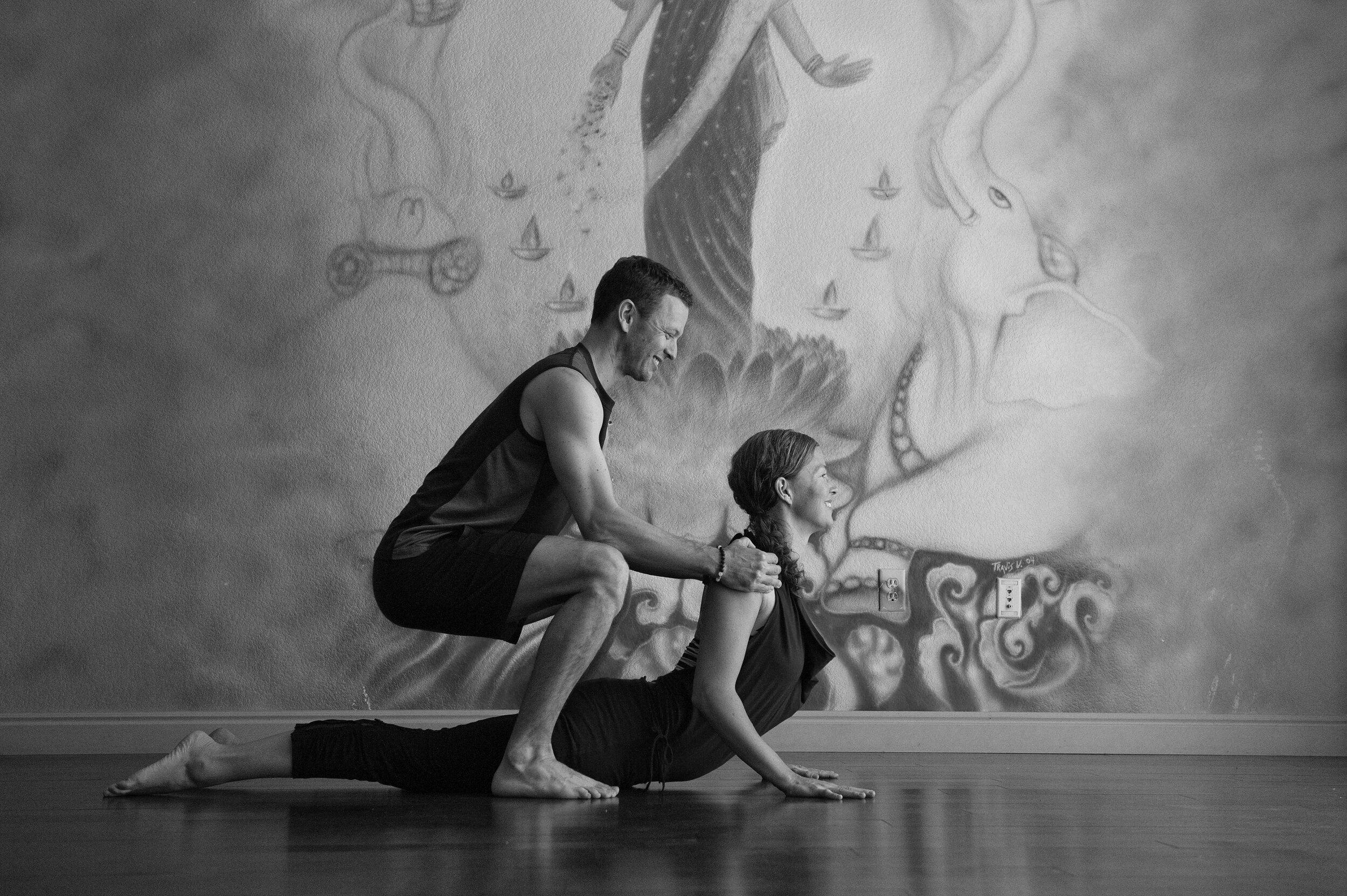 Online yoga classes, and instudio classes from Iyengar Yoga Center Denver, with Patrick Montgomery