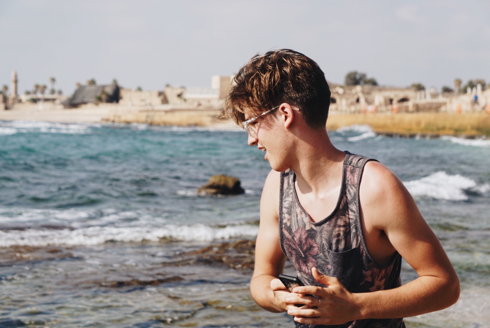   "Little Jewish Hipster"&nbsp; ft. Grant Geiger   Mediterranean Sea || Cesarea-By-The-Sea, Israel || July 2015 || Sony A6000  