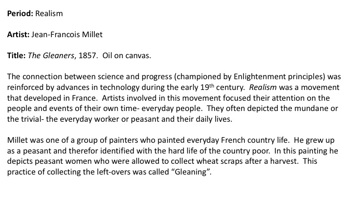 Kleiner, Fred. “Romanticism, Realism, Photography: Europe and America, 1800 to 1870” Gardener's Art through the Ages , Senior Development Editor: Sharon Adams Poore, 14th Edition, Boston*, Clark Baxter, 2013, pp.755-797.