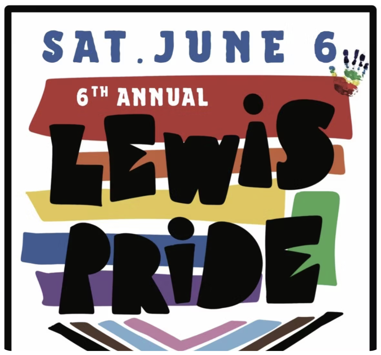 Lewis Elementary School Pride Parade