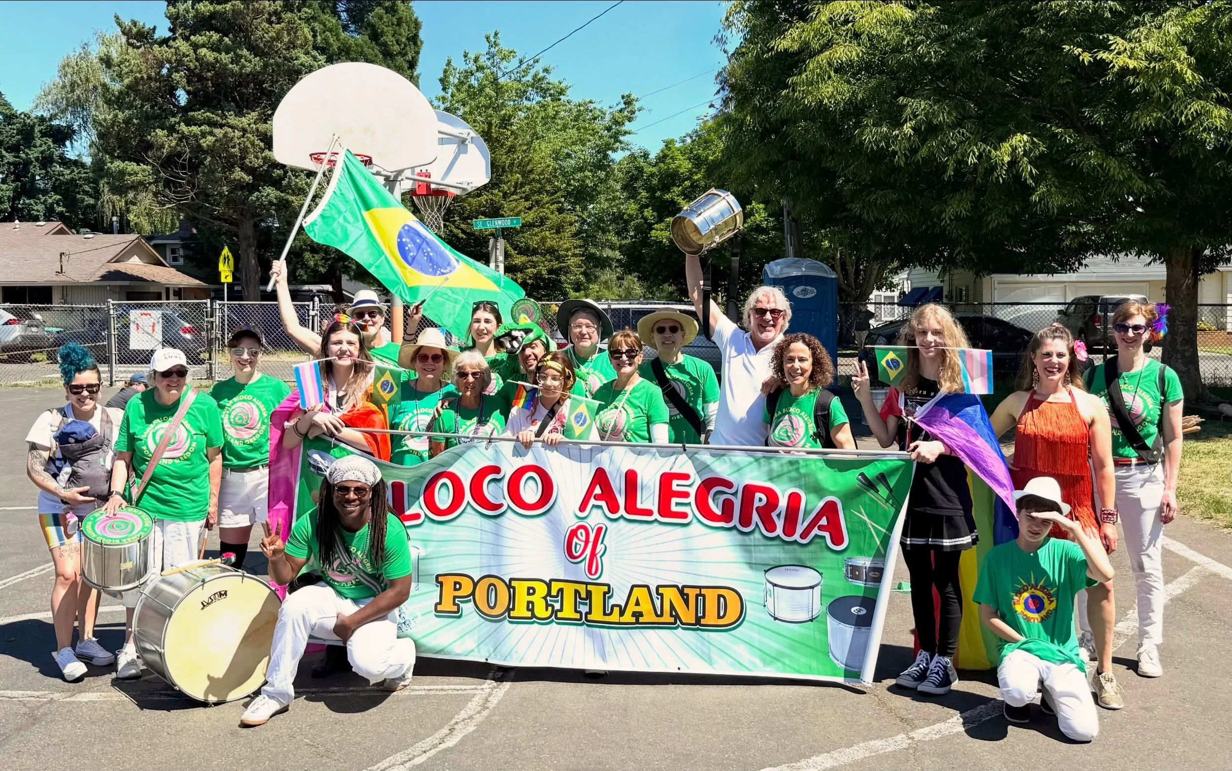 Bloco Alegria is honored to lead the Lewis Elementary Pride Parade for the 6th time on Saturday, June 6 at 10:00 AM! 🌈🥁 
We&rsquo;ll bring high-energy samba drumming and dancing as kids, families, and neighbors parade through the Woodstock neighbor