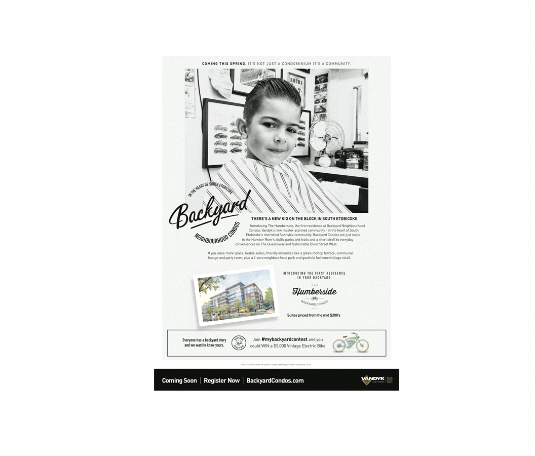 BACKYARD CONDOS / MARKETING
