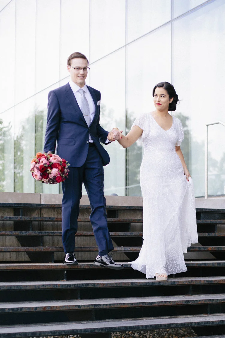 Natasha and Derrick at Northwestern University | Photo by Cassie Anna