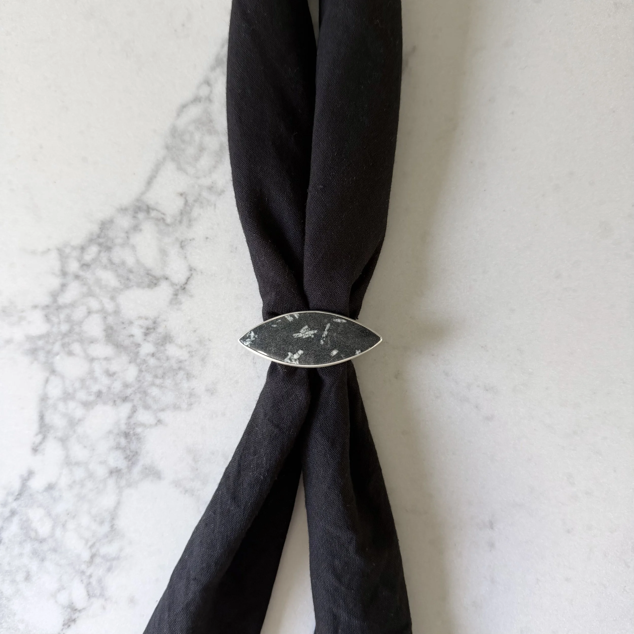 Writing Stone Scarf Slide