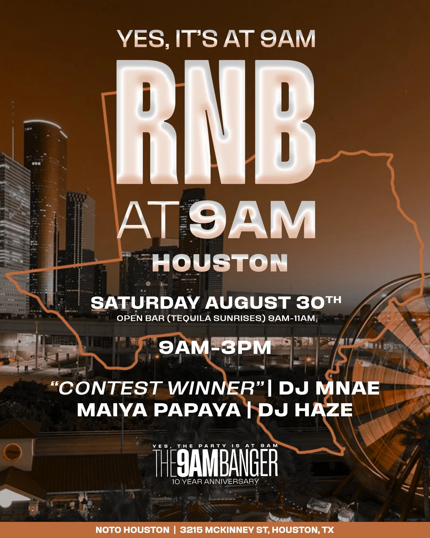 RNB @ 9AM | Houston