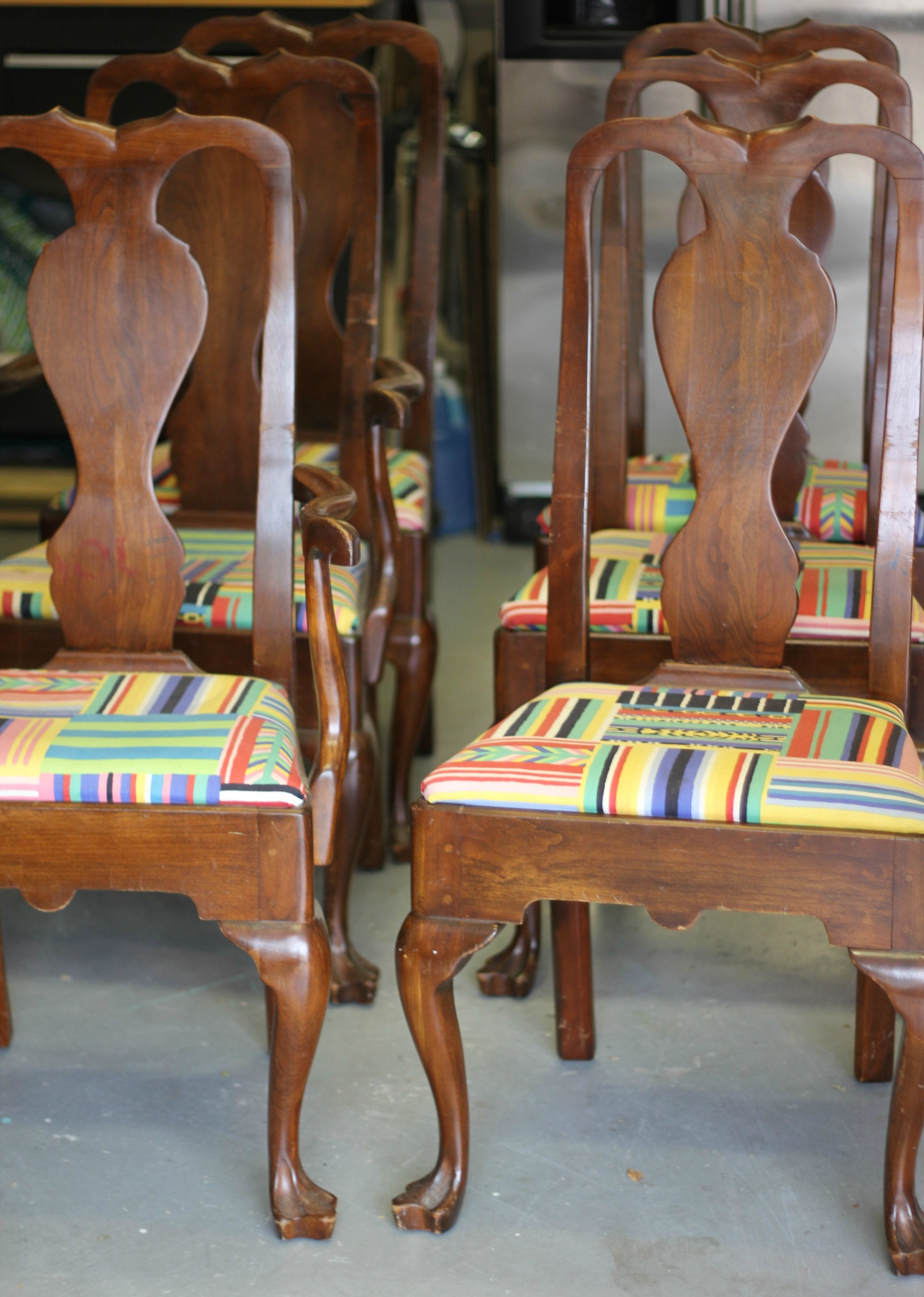 {Queen Anne Chairs Before}