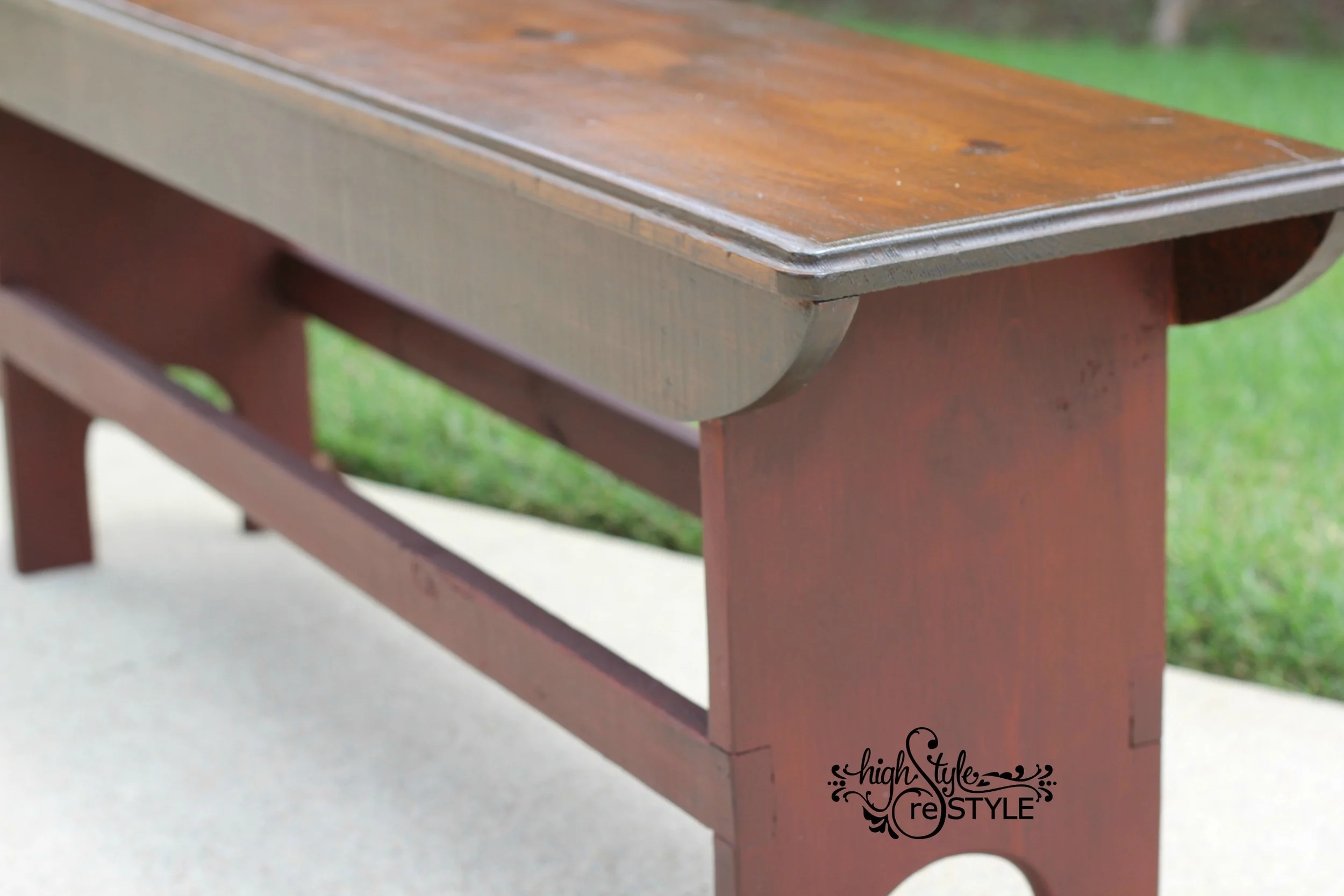 walnut stain and bole red_up close.jpg