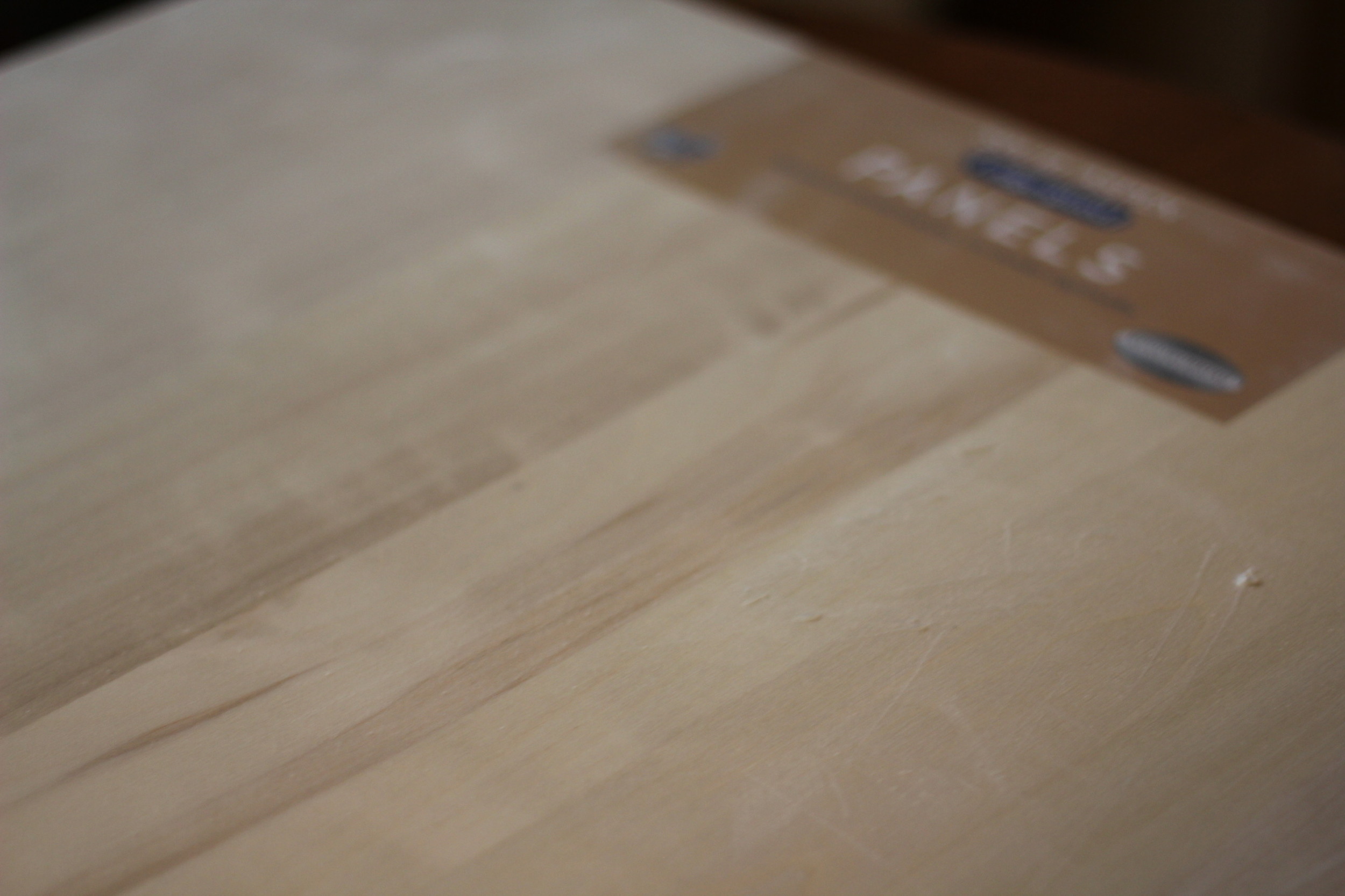 Replacement wood panel for the top of the serving cart.