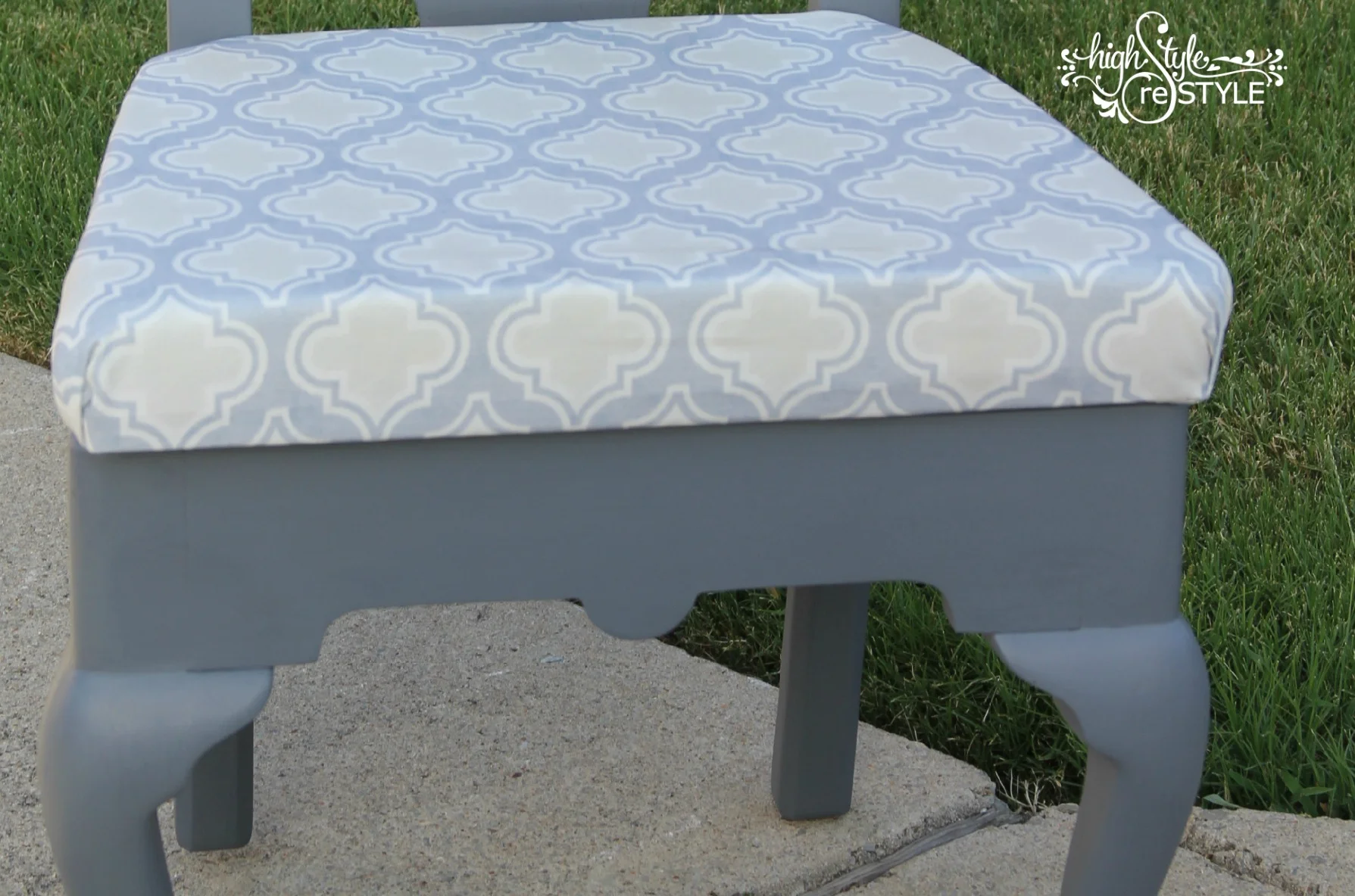 How to Turn an Arm Chair into Side Chair — Highstyle ReStyle