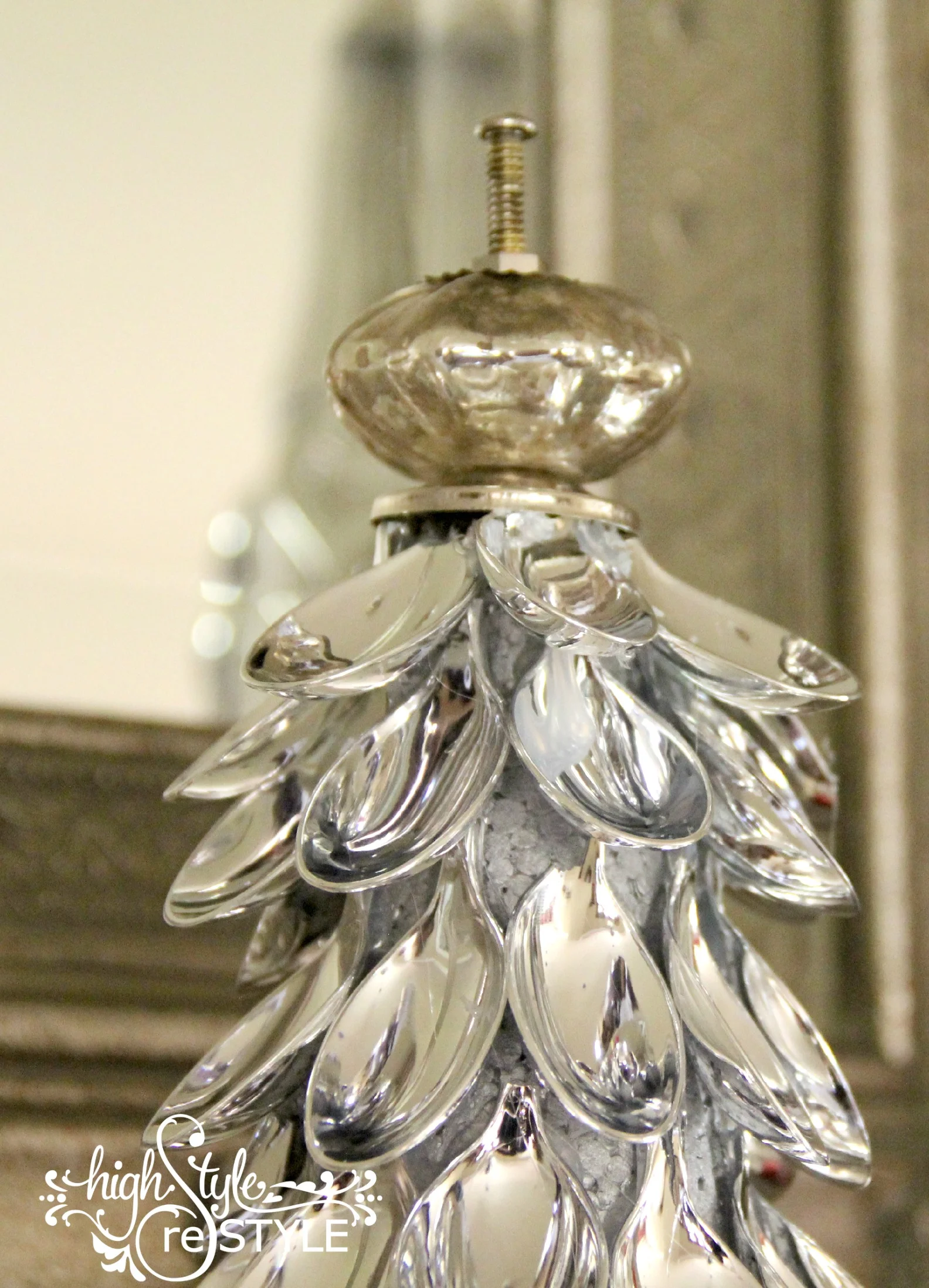 Dollar Store Silver Spoon Christmas Trees — Highstyle ReStyle