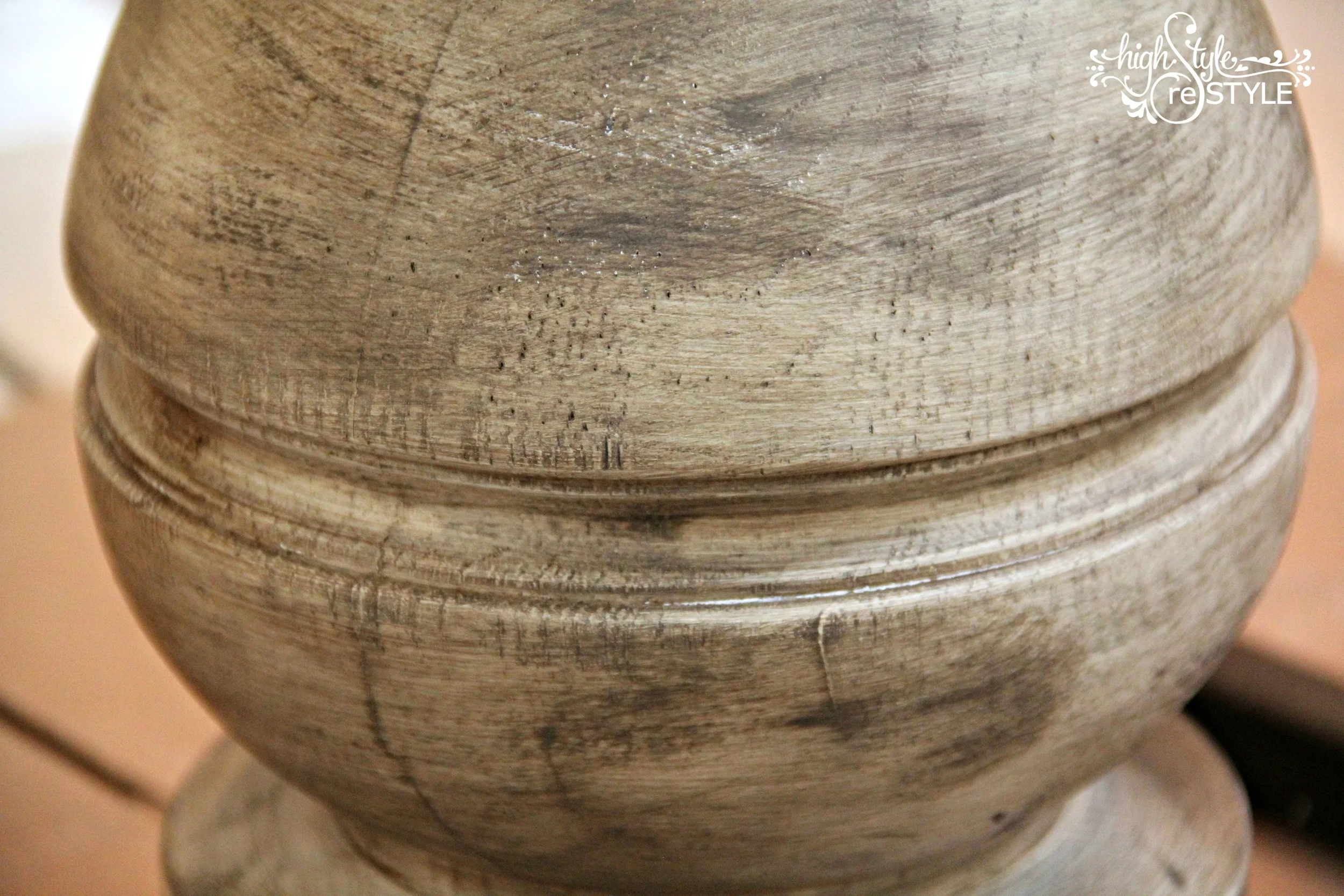 Restoration HardwareInspired Pedestal Table Makeover — Highstyle ReStyle