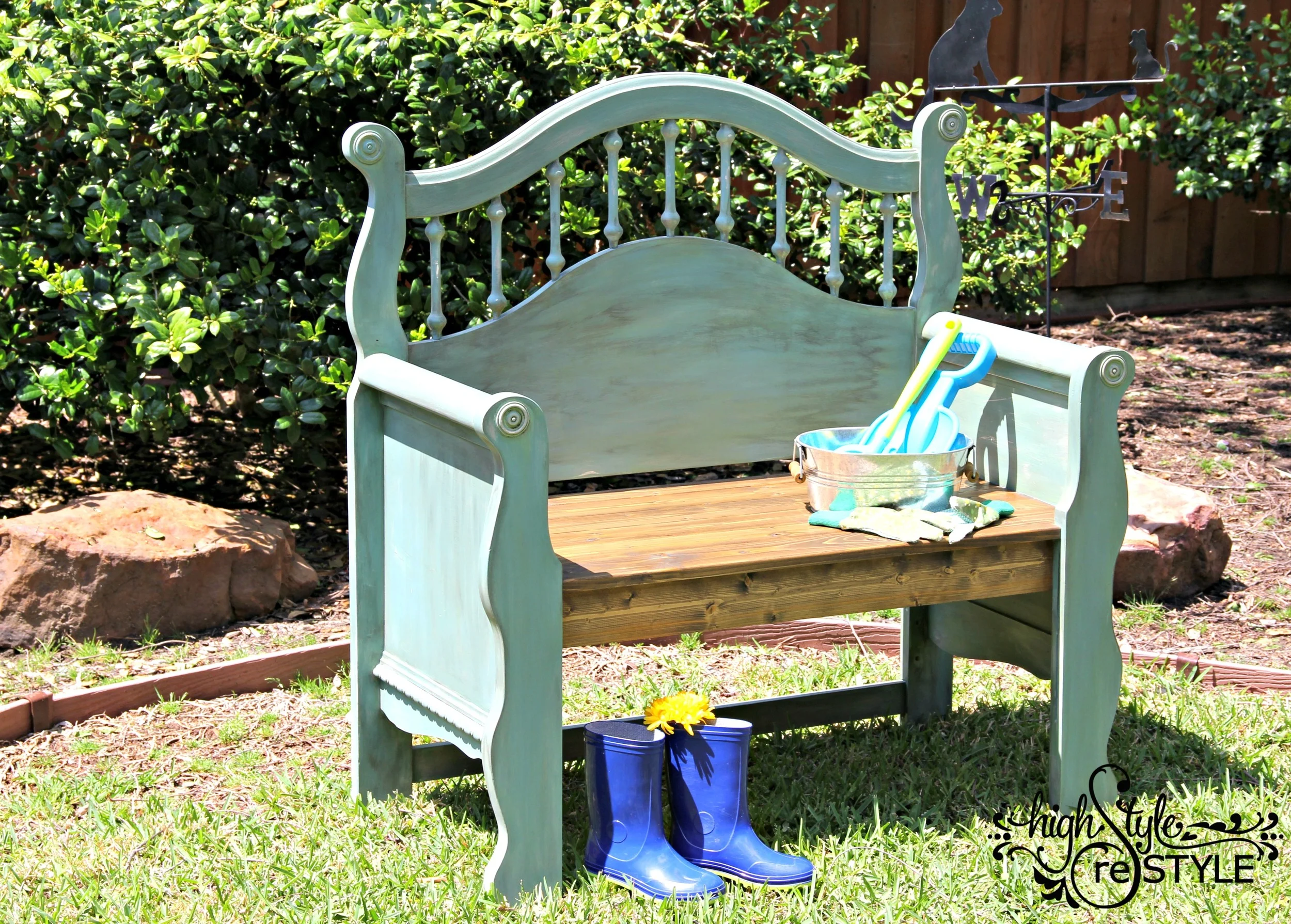 DIY Headboard PewStyle Bench — Highstyle ReStyle