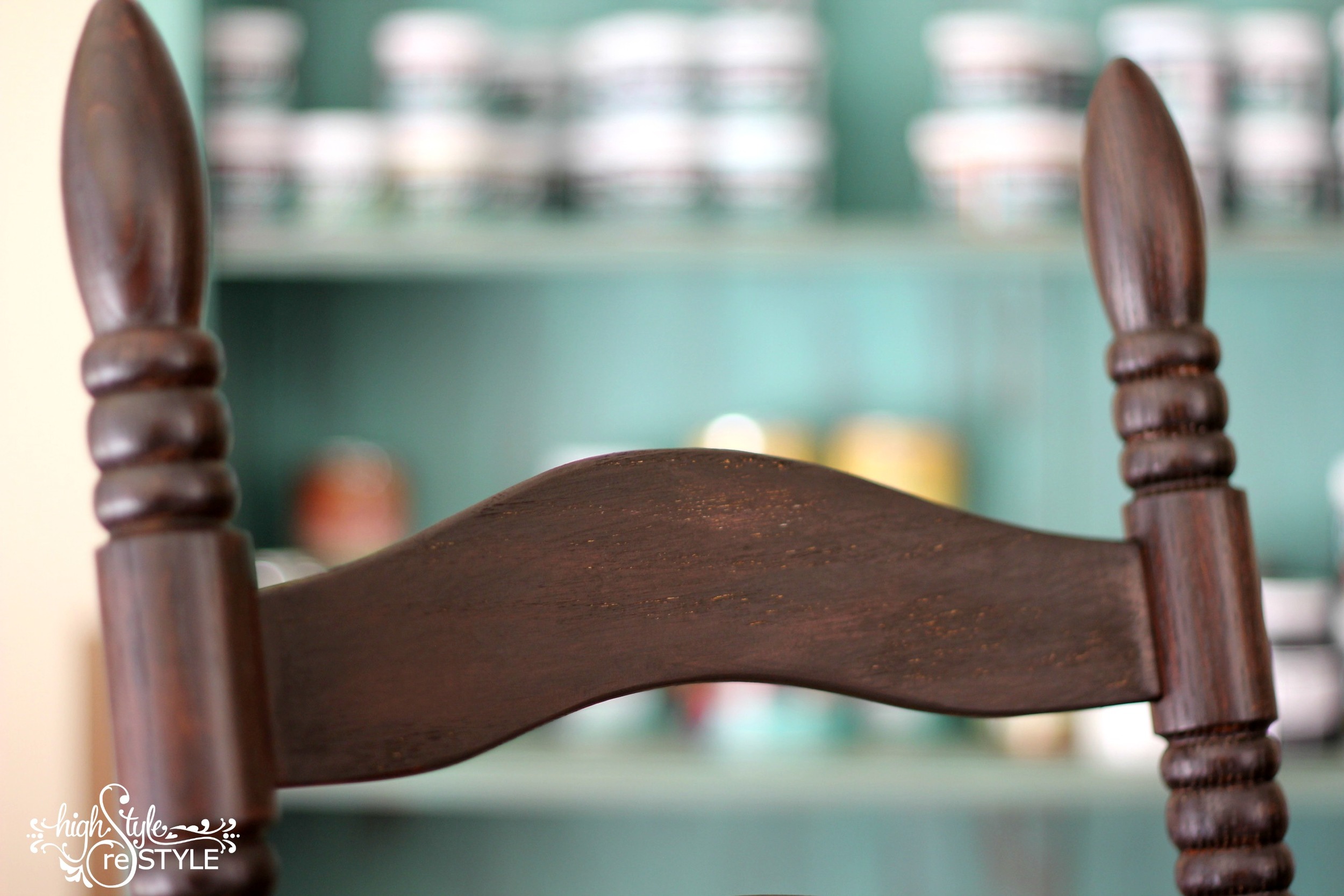 Outdated Oak Ladderback Chair Makeover — Highstyle ReStyle