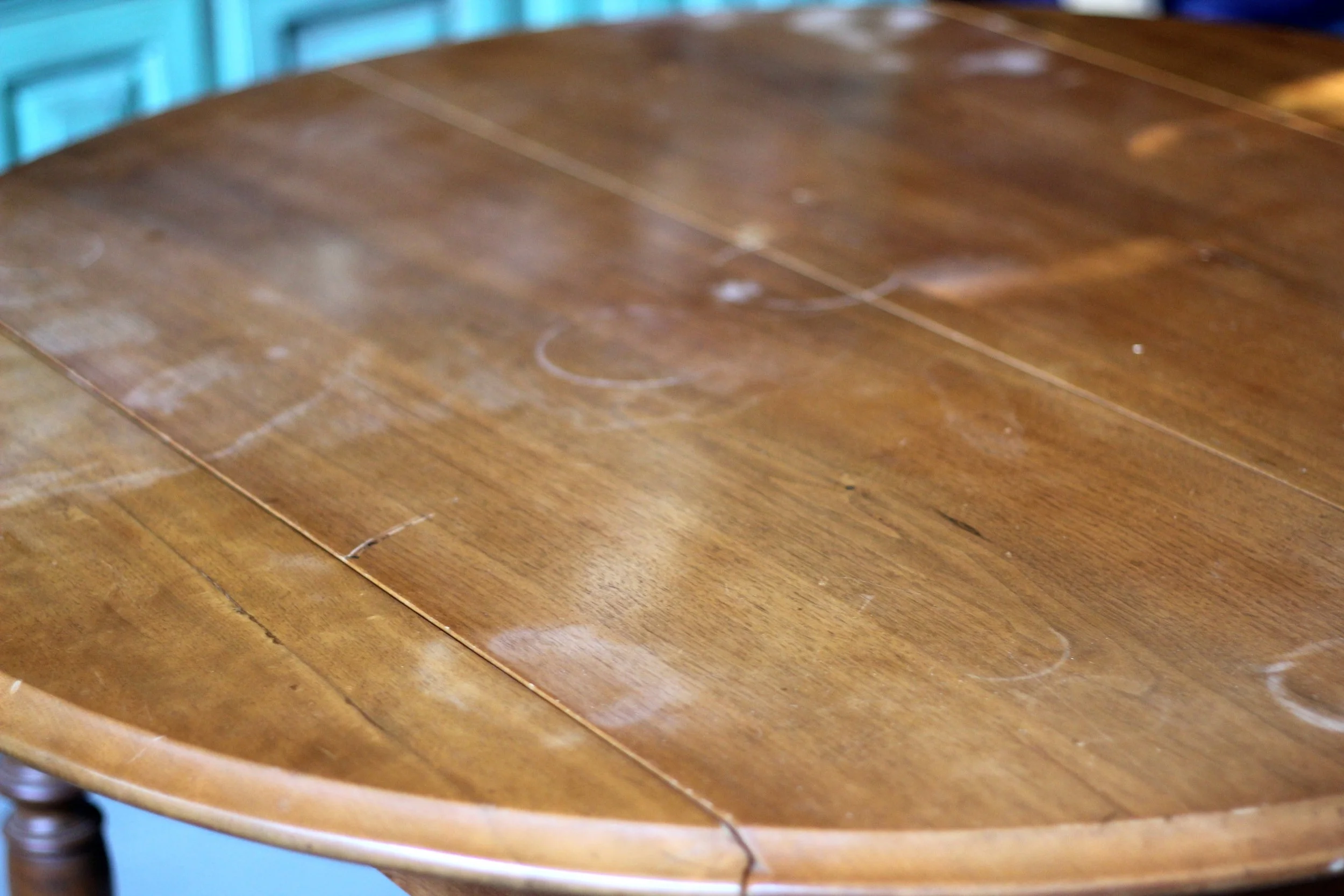 How to Restore Heat & Water Damaged Antique Dropleaf Tabletop
