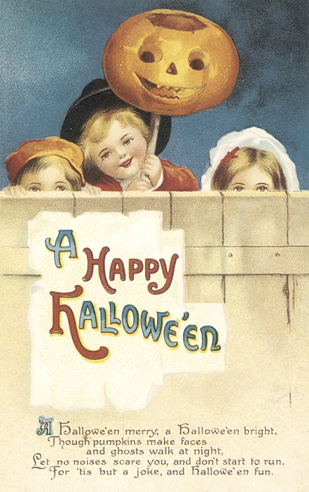 Nostalgic Happy Halloween Card