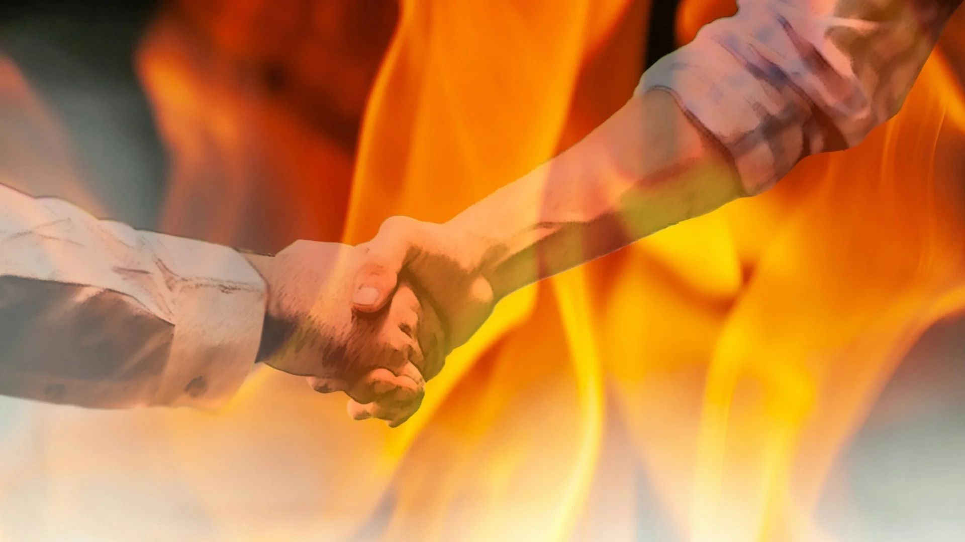 "When through fiery trials…"