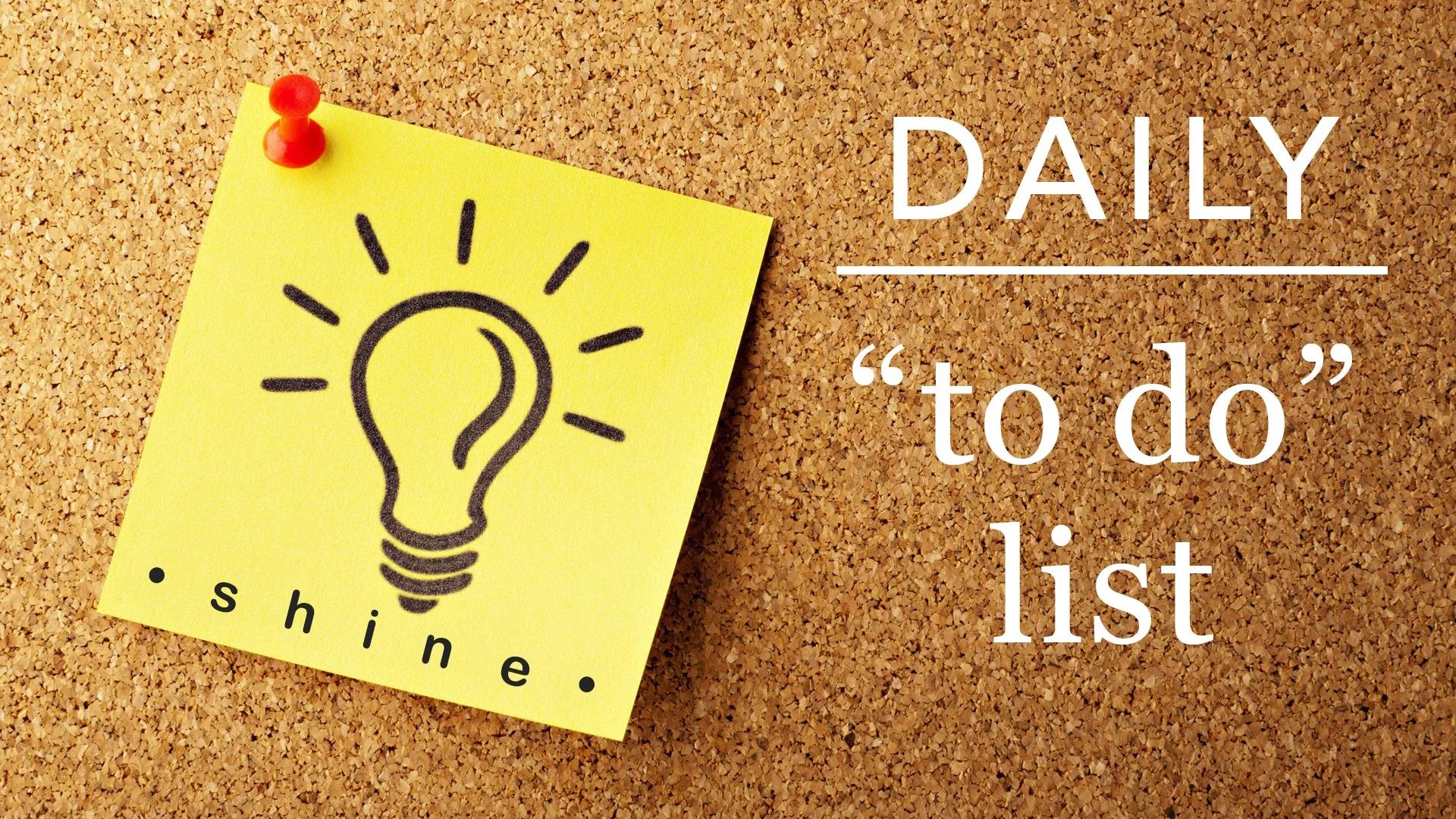 God performs our appointed task