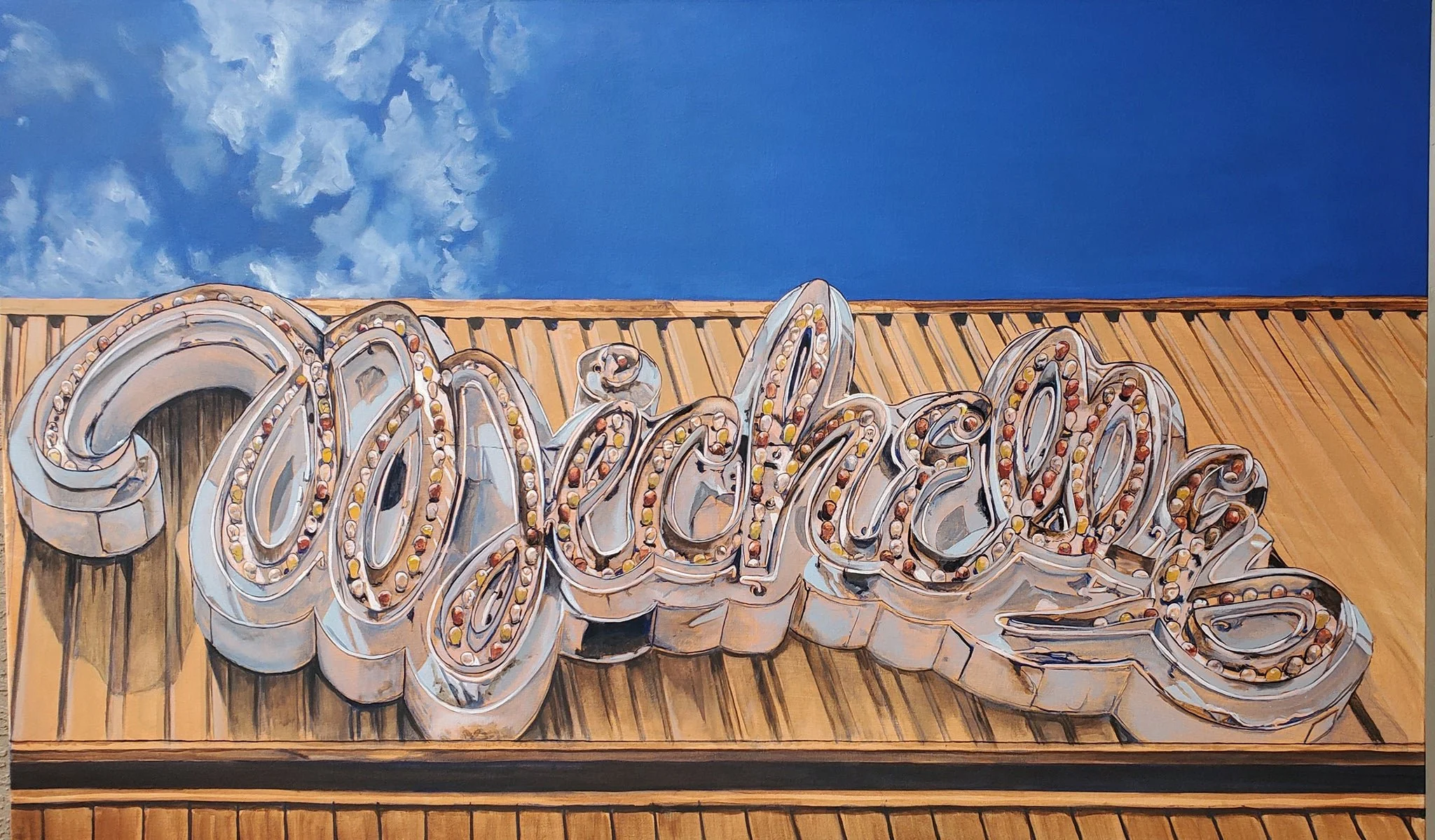 Michelle's by Jon Francis: 60"x36" oil on canvas