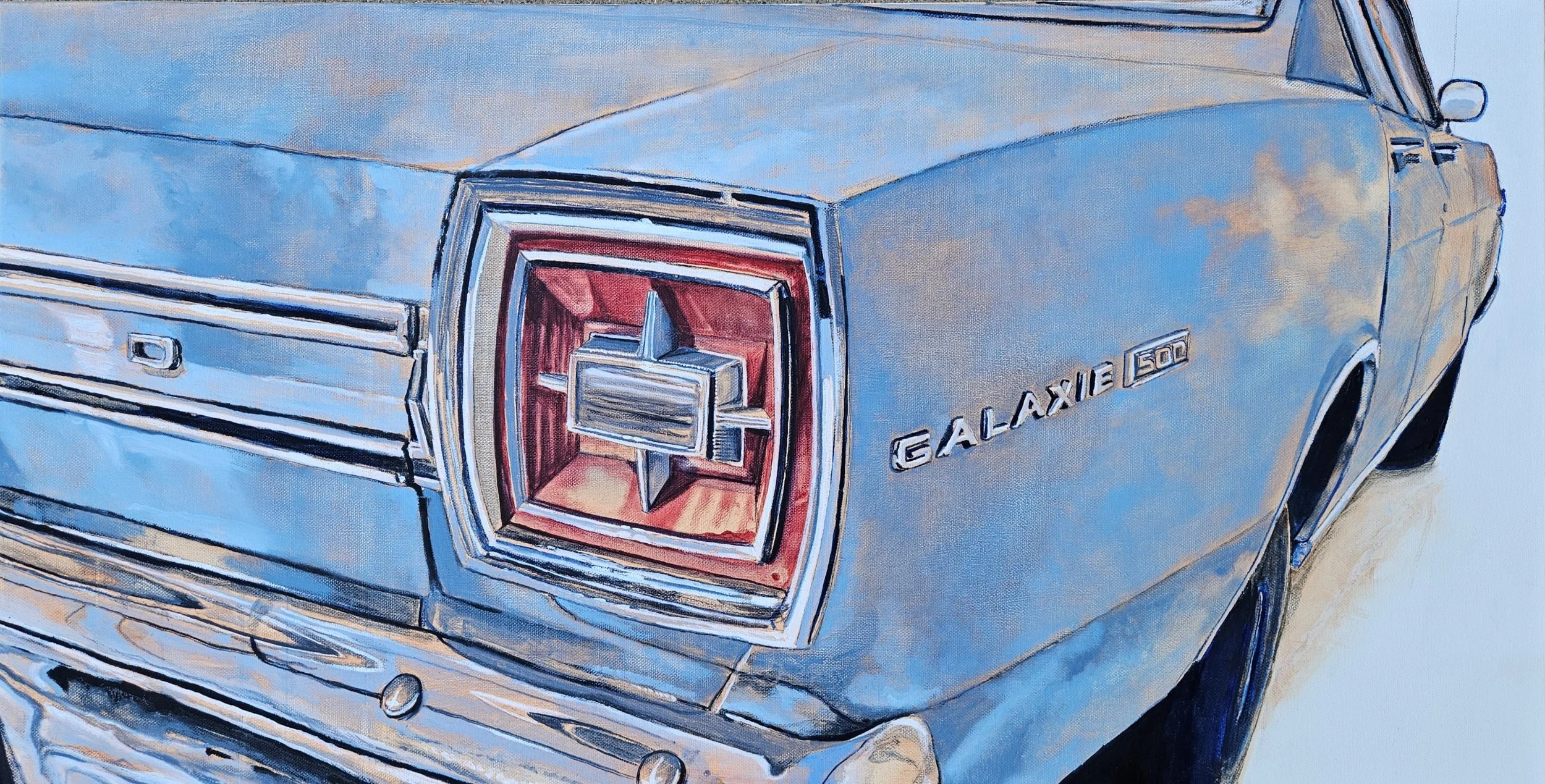 Galaxie by Jon Francis:  30"x15" Oil on Canvas