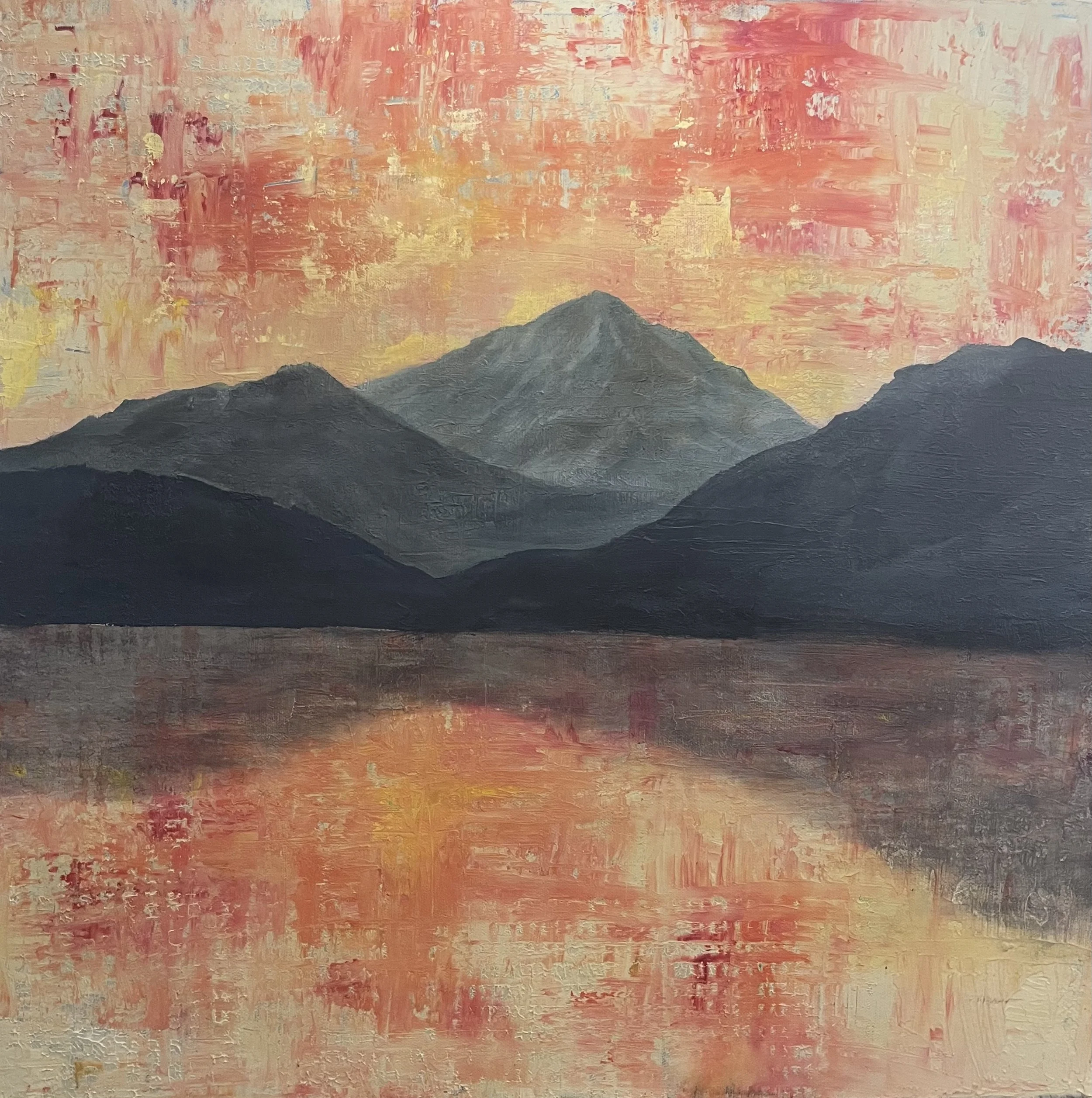 Rebekah Hayden - Coral Divide  20"x20"