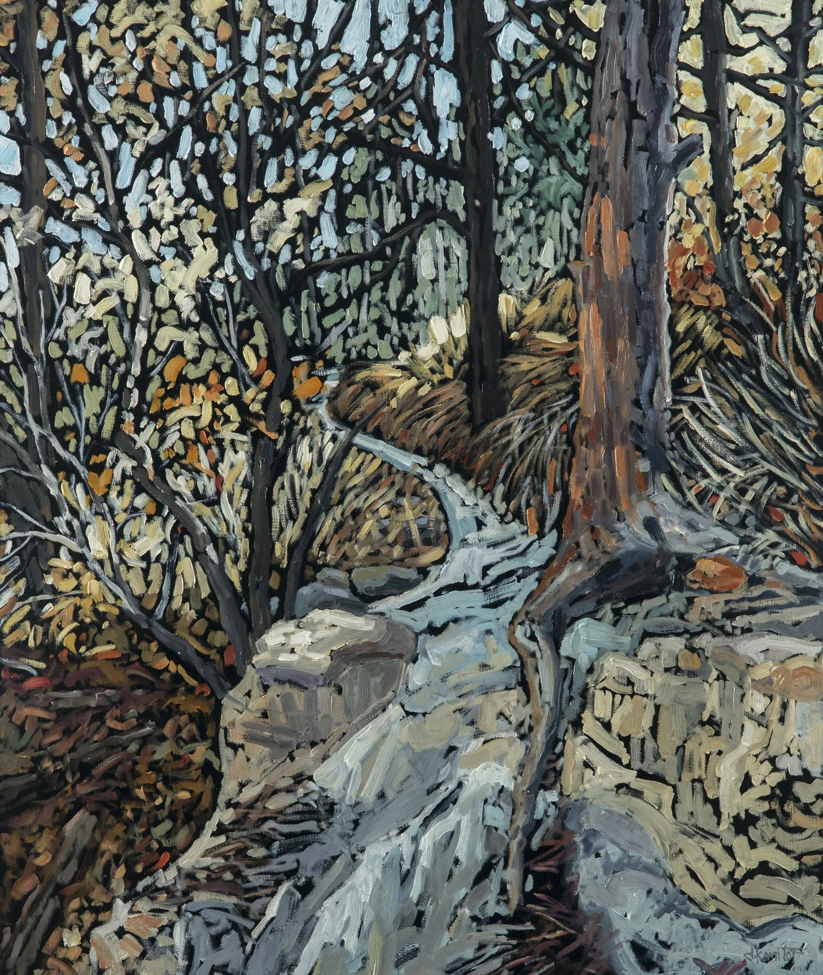 Deb Komitor - The Trail to Autumn's Invitation 20”x24” 
