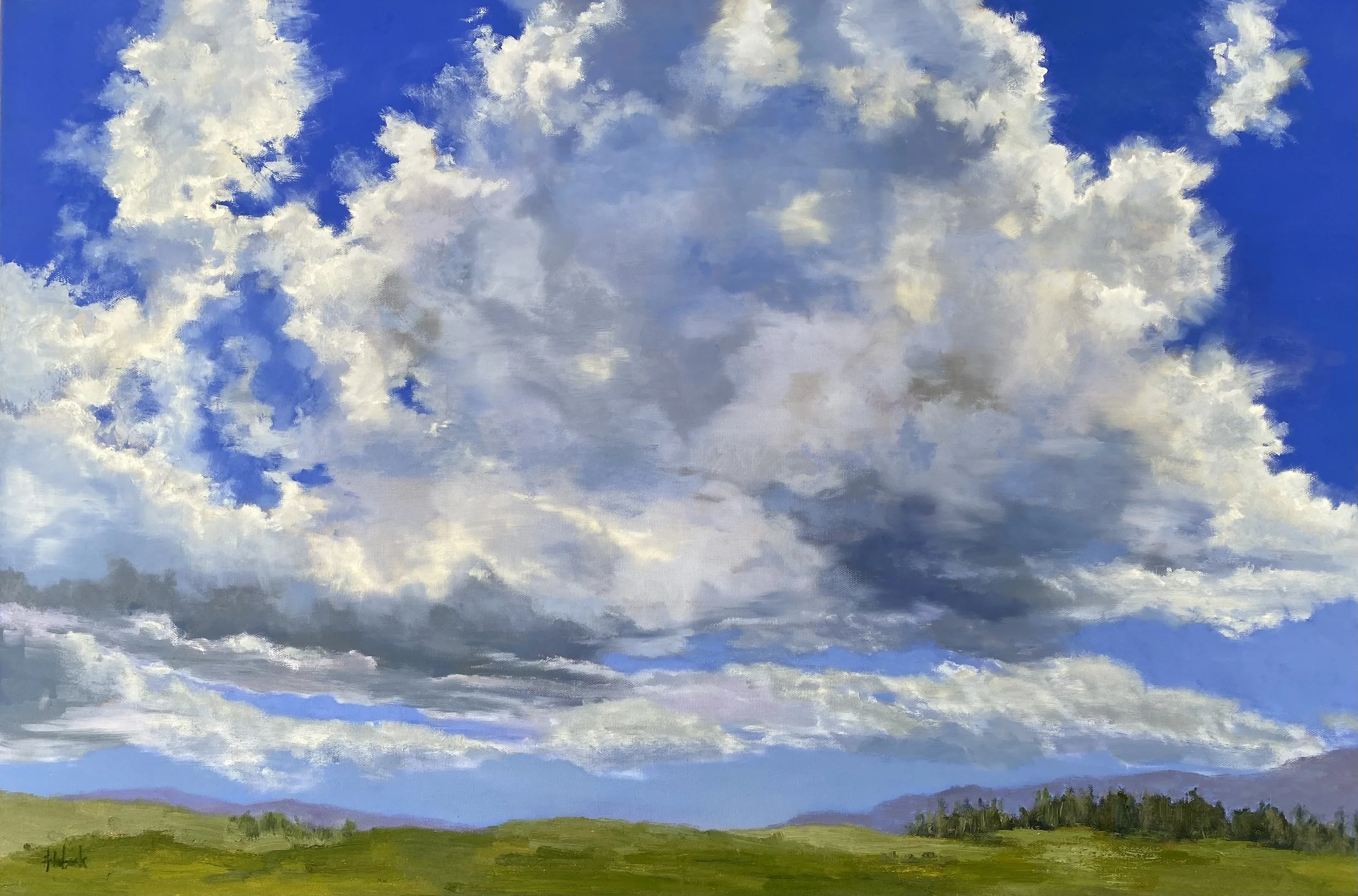 Pam Holnback - Veils of Light 36"x24"
