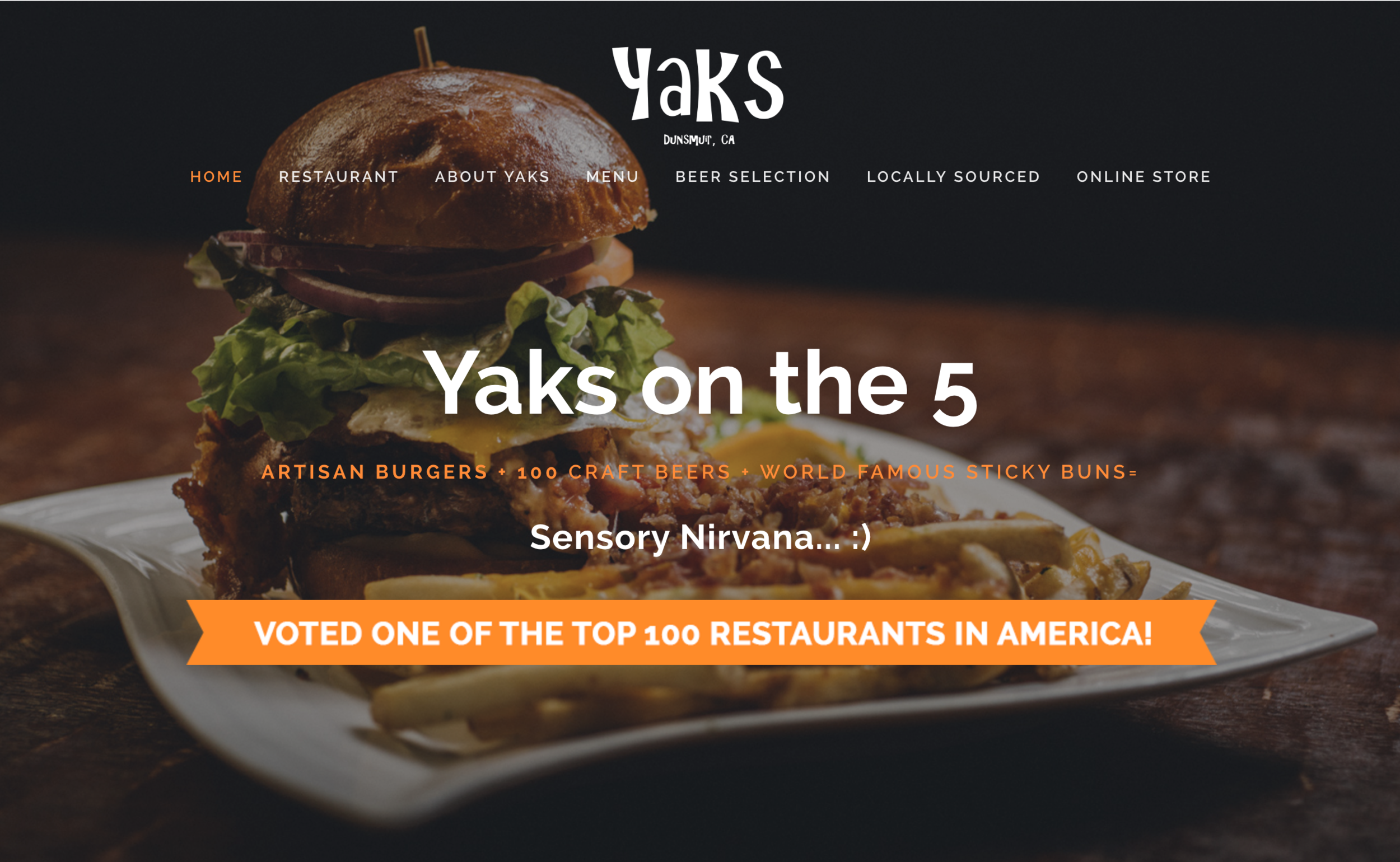 Yaks homepage
