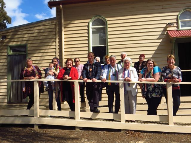 Cursillistas outside Gavan Hall