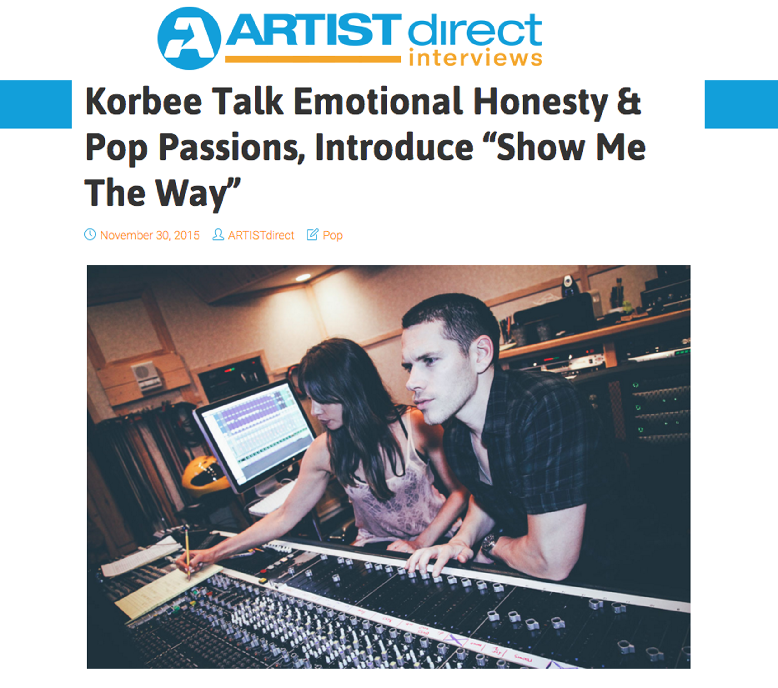 Artist Direct Interviews Korbee