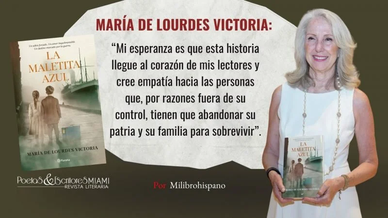 Muchas gracias a @pilarvelezzamparelli de @milibrohispano  y a la revista Poetas y Escritores Miami por incluirme en su boletín de este mes con el tema de mi más reciente novela, La Maletita Azul de @mrediciones de  @planetalibrosmx @pl