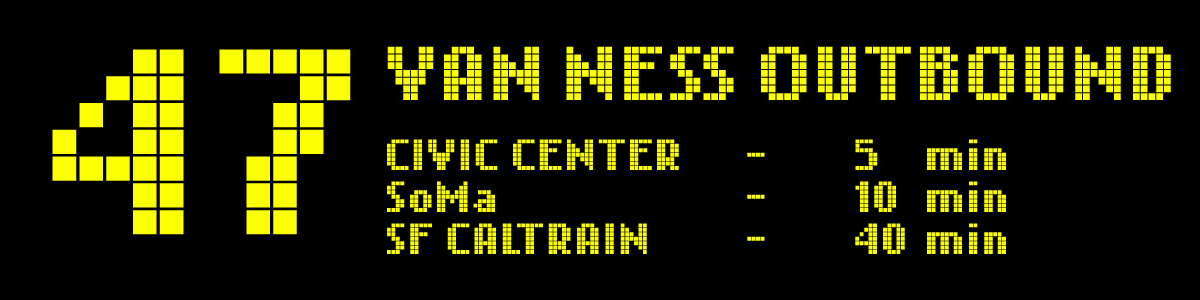 Bus Signage