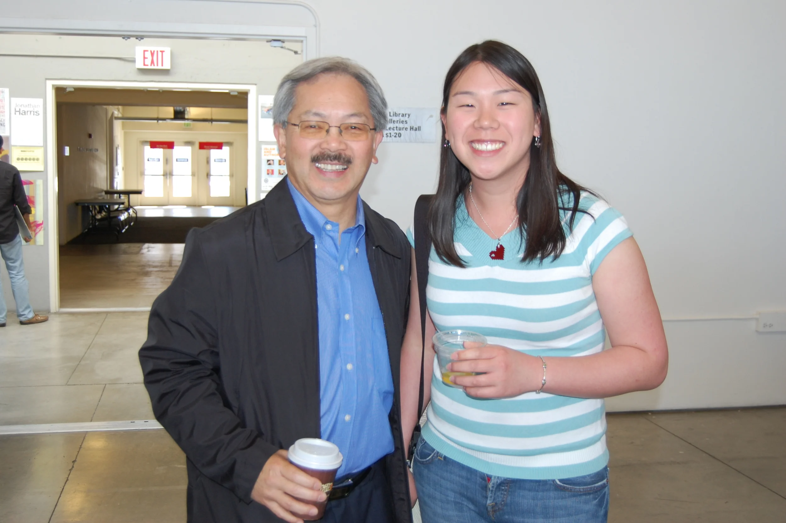 My 5 seconds with Mayor Ed Lee.
