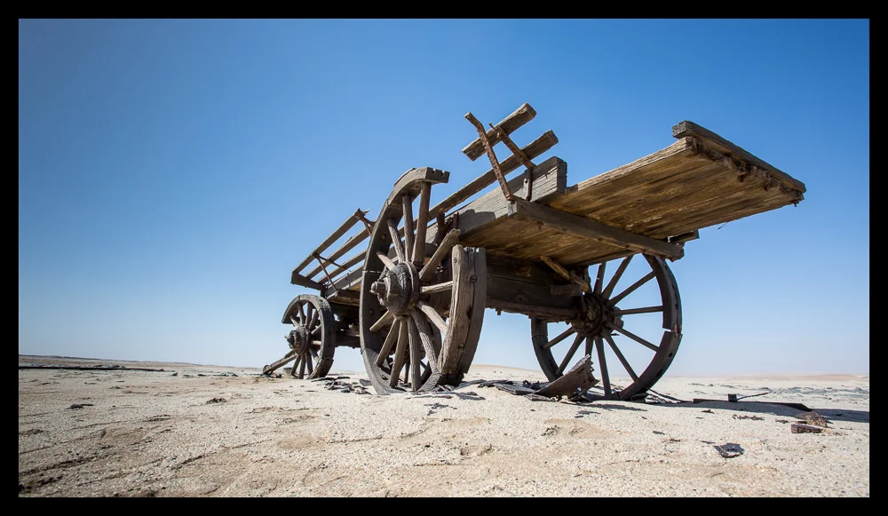 Ox-wagons carried hundreds of meters of water pipes to supply the settlements with fresh water from the springs at Conception Water and Fischer's Brün.