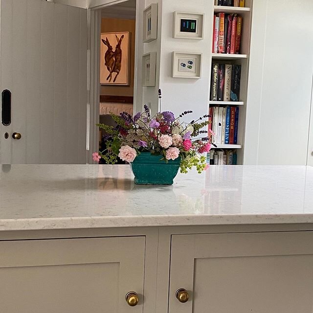 Love our new kitchen paintings thank you @rosemarylewispaintings and thank you @devolkitchens our kitchen is 4 years old and I love it as much as when it was fitted!