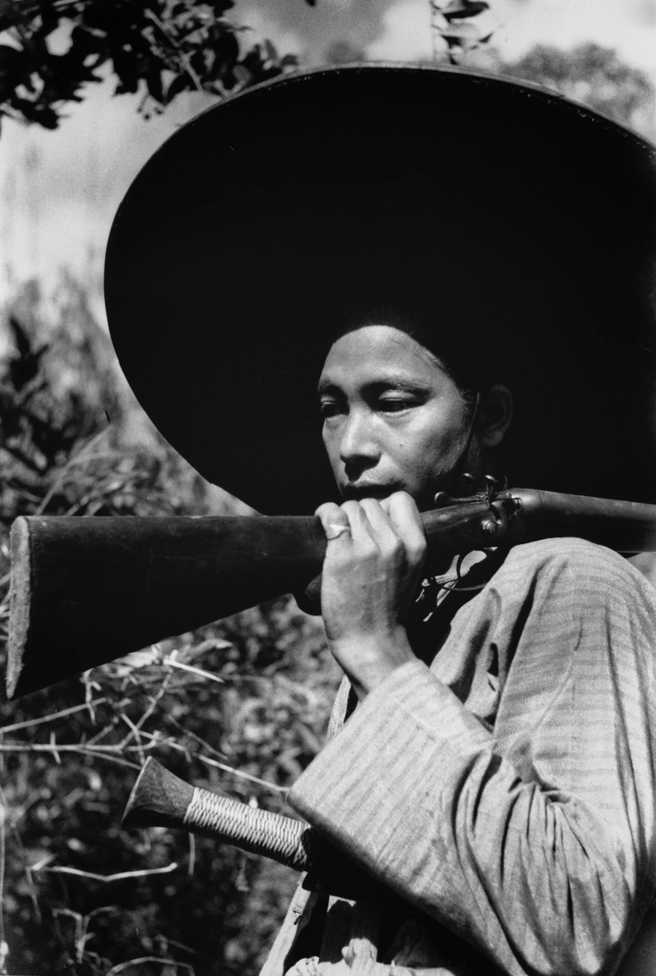 A Kachin hunter, Burma 1942