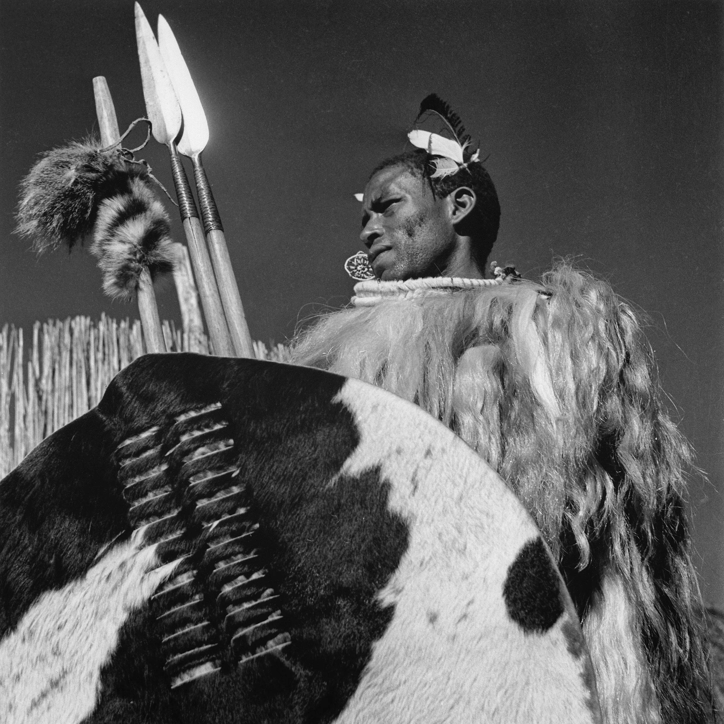 Traditional regalia of the Amangwane tribe, Swaziland 1948