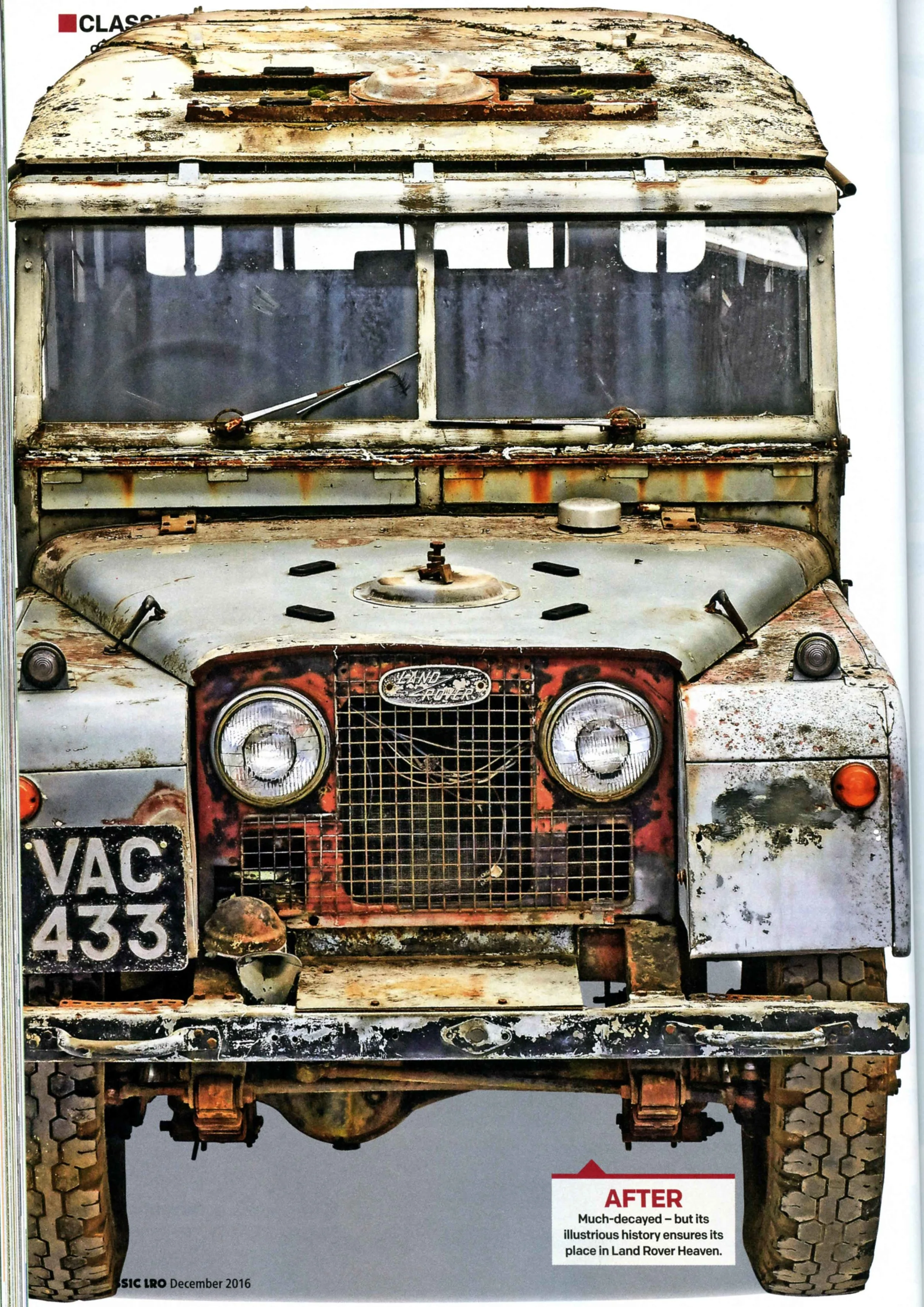 Article from Land Rover Owner International - December edition
