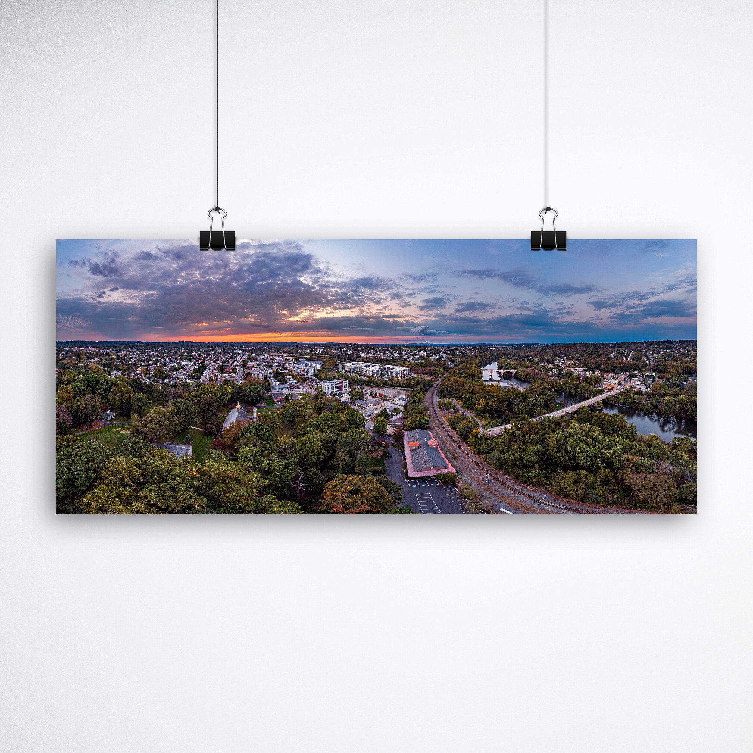 October 4th 2020 Sunset over Phoenixville