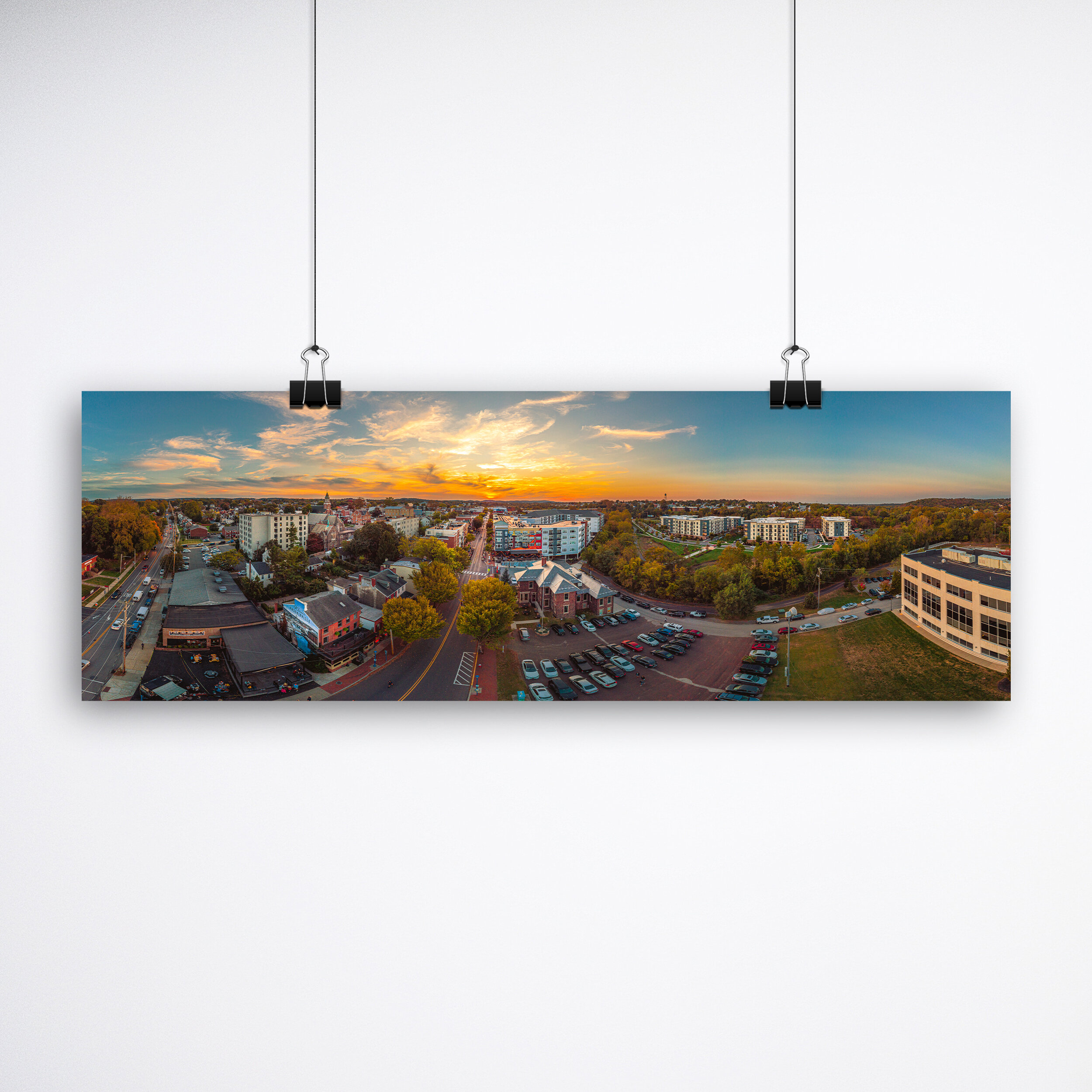 October 9th's Sunset Over Phoenixville Photo Prints