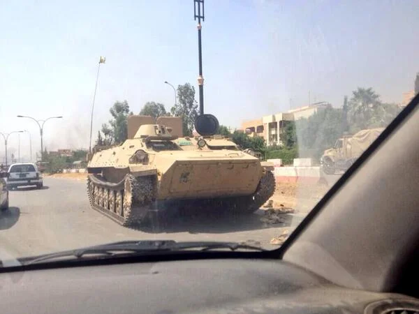 Pro-ISIS account @Spring4Iraq says that they captured many tanks as well. #Iraq pic.twitter.com/kVs2HMXQKZ