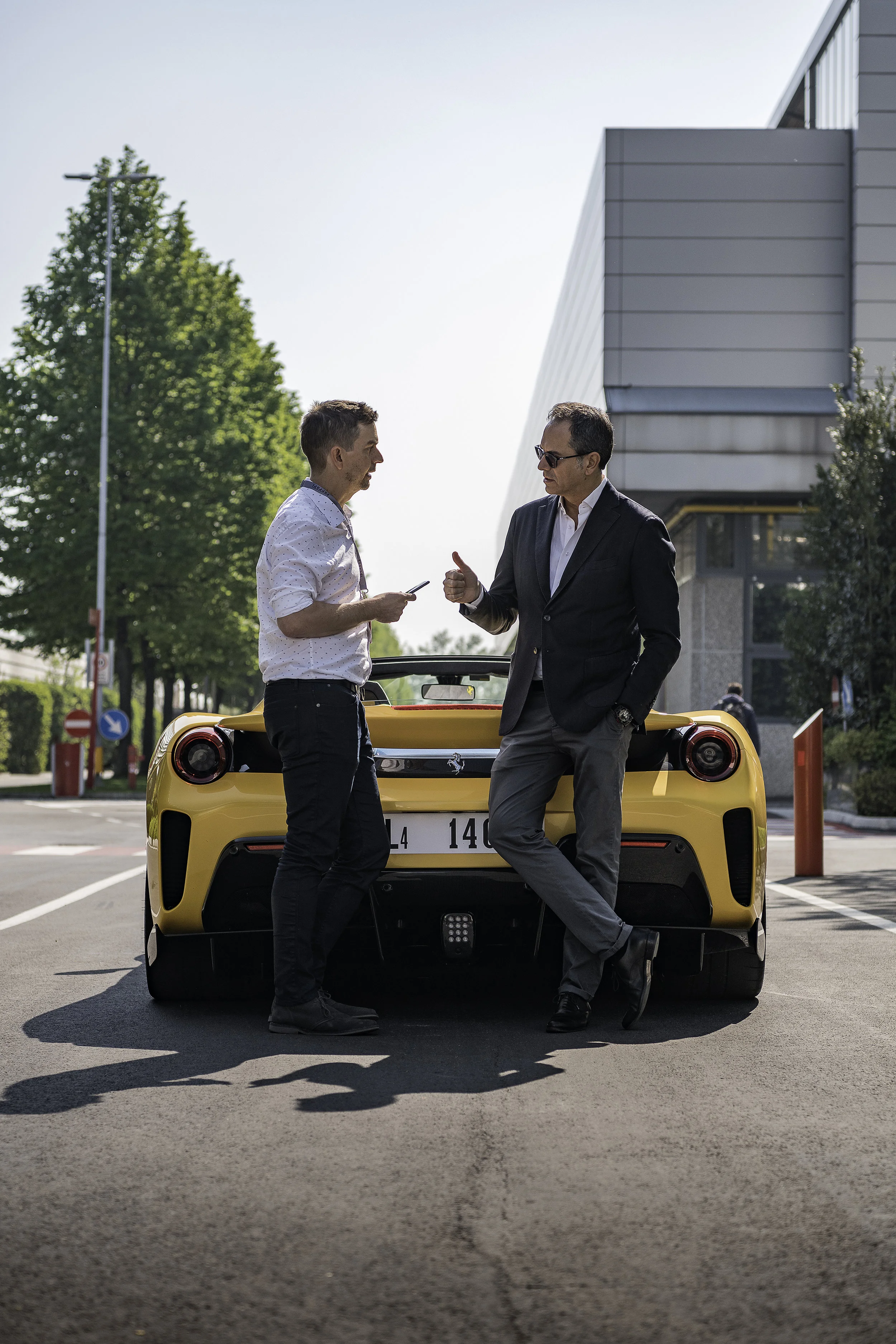 Flavio Manzoni and Ferrari Pista (Copy)