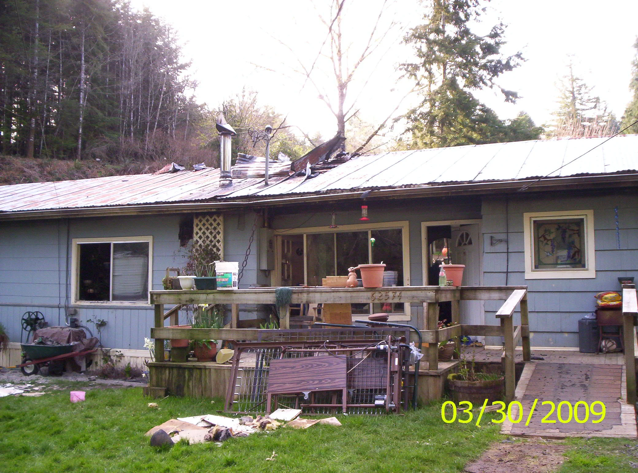 FIRE IN COCKLOFT - OLD WAGON ROAD