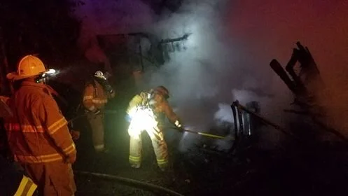 Structure fire in Greenacres
